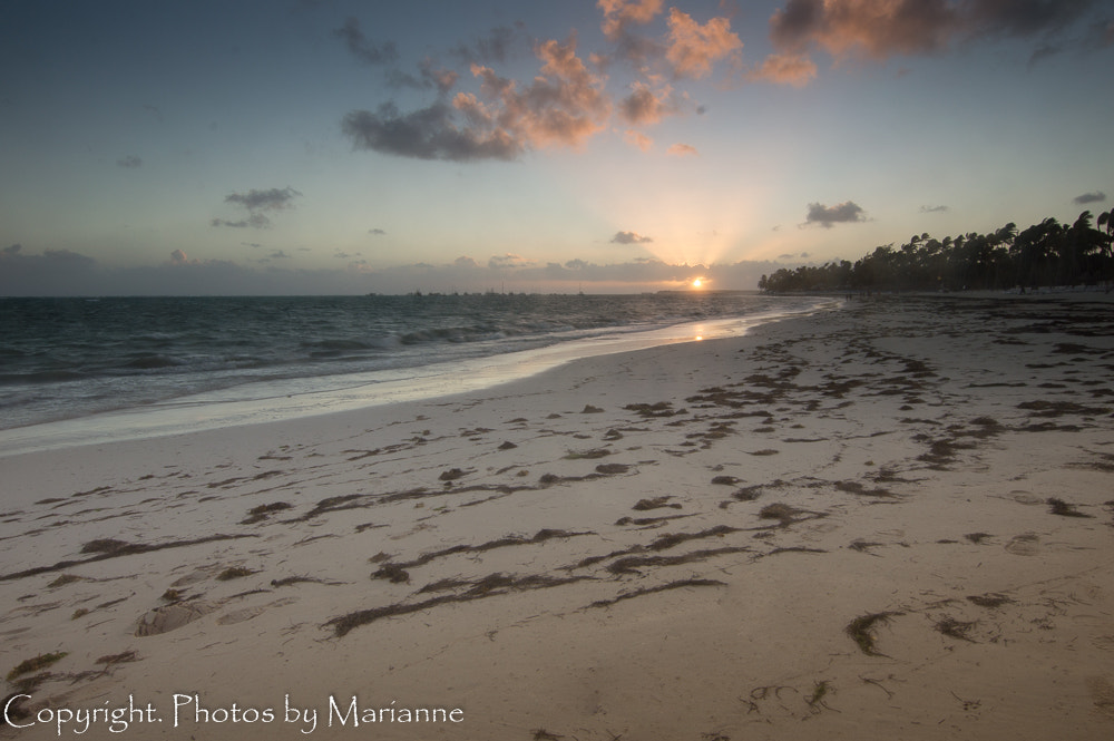 Nikon D3200 sample photo. Beach - sunrise punta cana photography