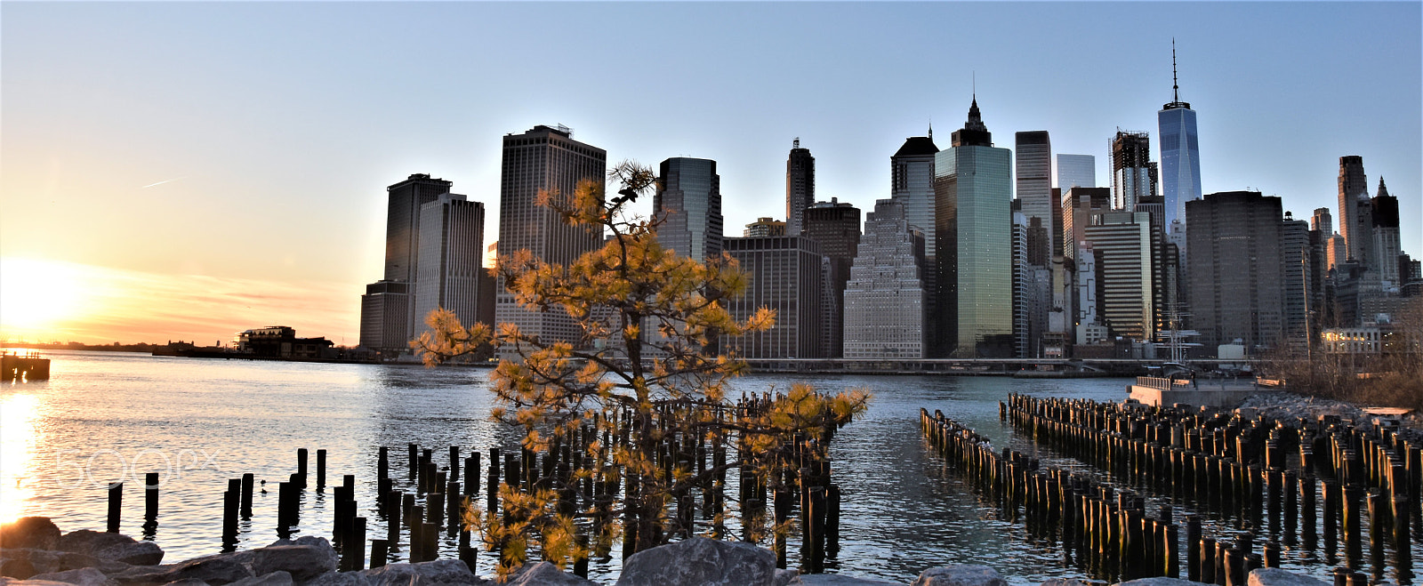Nikon D5500 sample photo. Winter sunset in manhattan photography