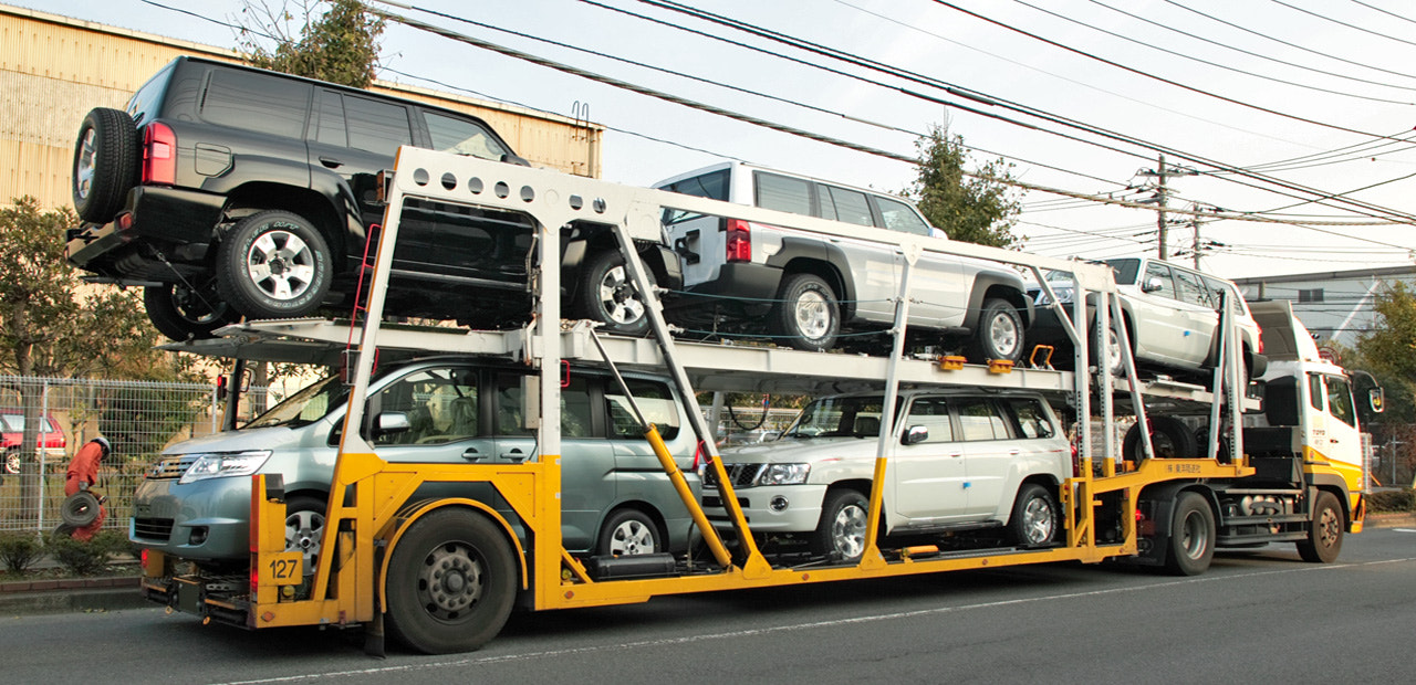 Canon EOS-1Ds sample photo. Car transport california photography