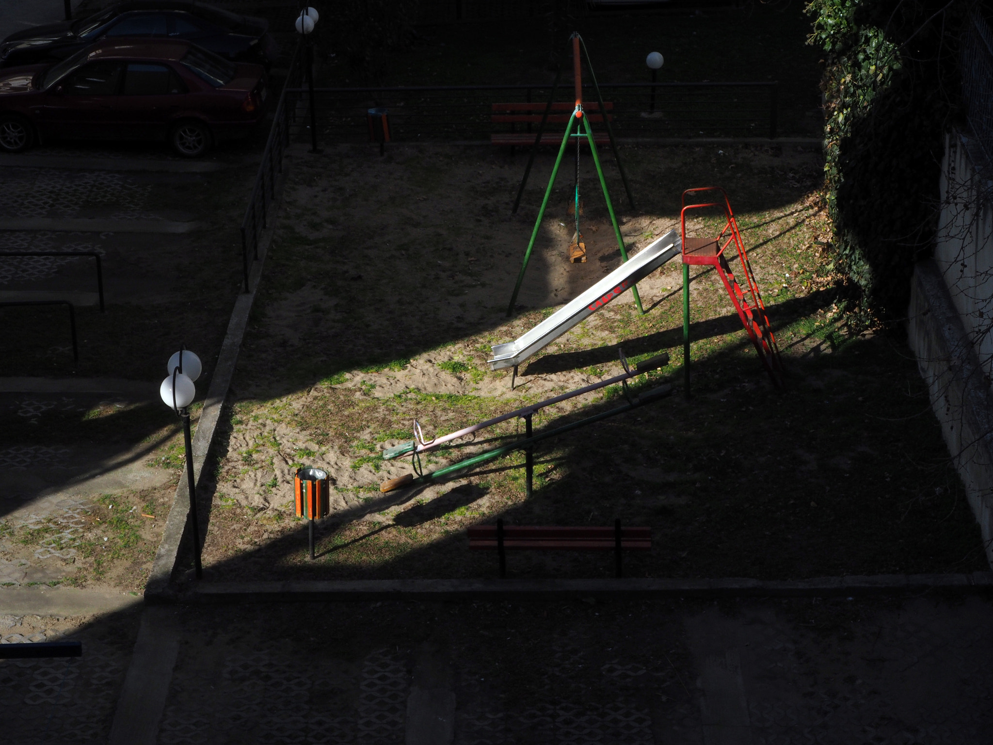 Olympus PEN-F sample photo. Play line photography