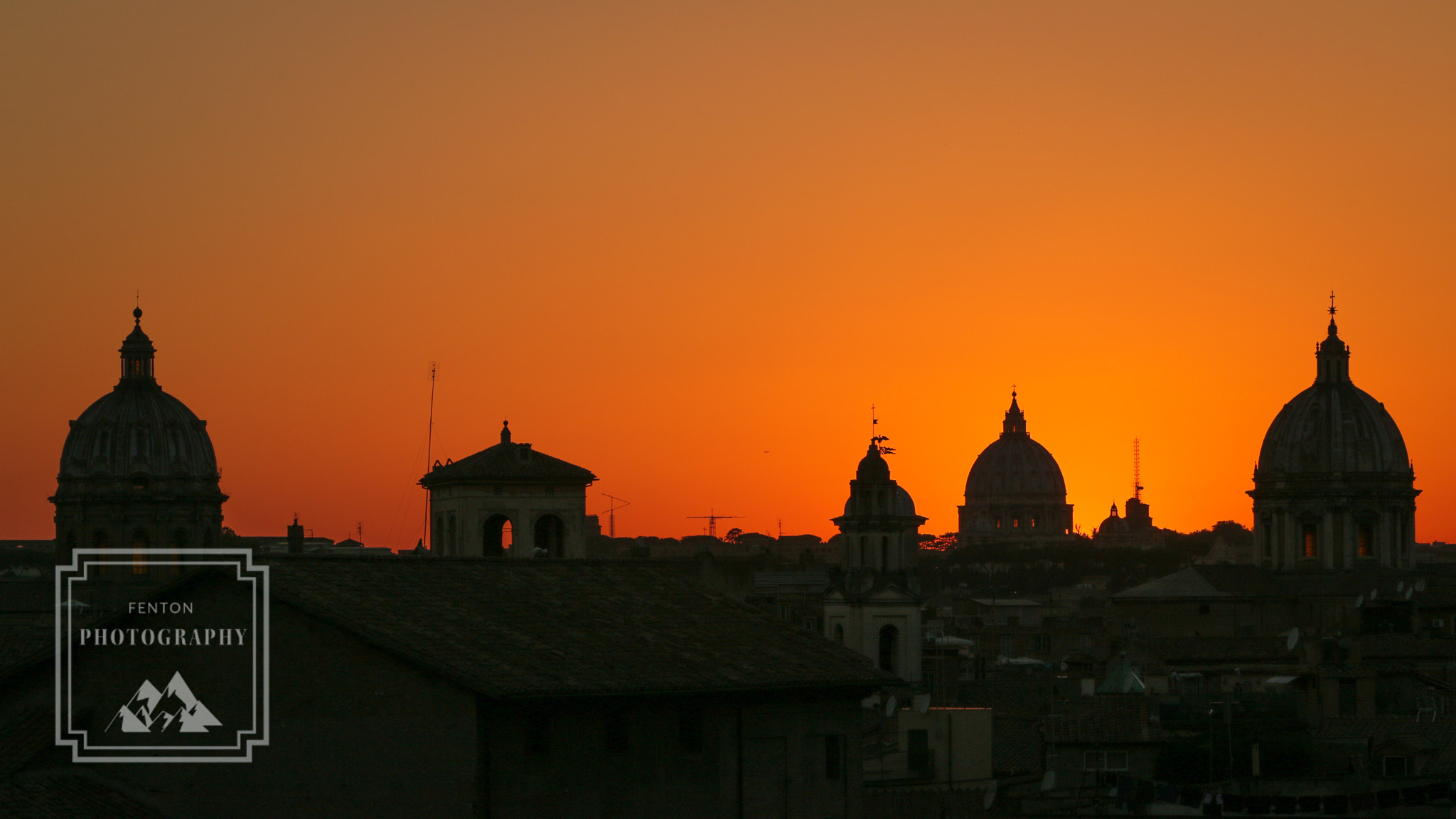 Canon EF-S 55-250mm F4-5.6 IS II sample photo. Domes of rome photography