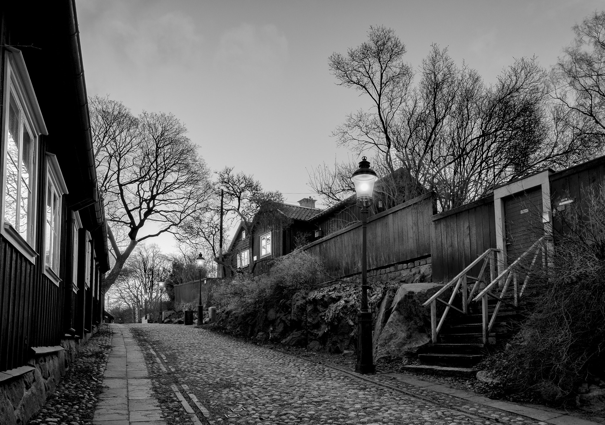 Fujifilm X-Pro1 + Fujifilm XF 16mm F1.4 R WR sample photo. The low red houses of södermalm photography