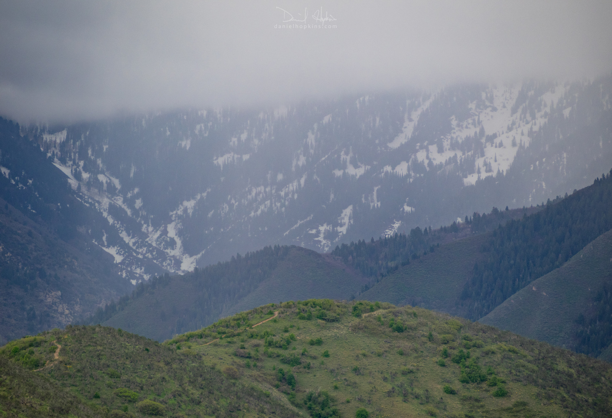 Olympus OM-D E-M1 sample photo. Rainy hills photography