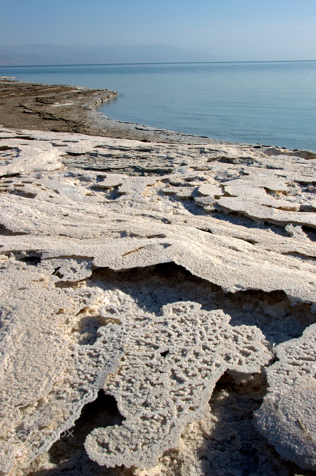 Nikon D3200 + Nikon AF-S DX Nikkor 18-200mm F3.5-5.6G ED VR II sample photo. Art in salt layers at dead sea photography