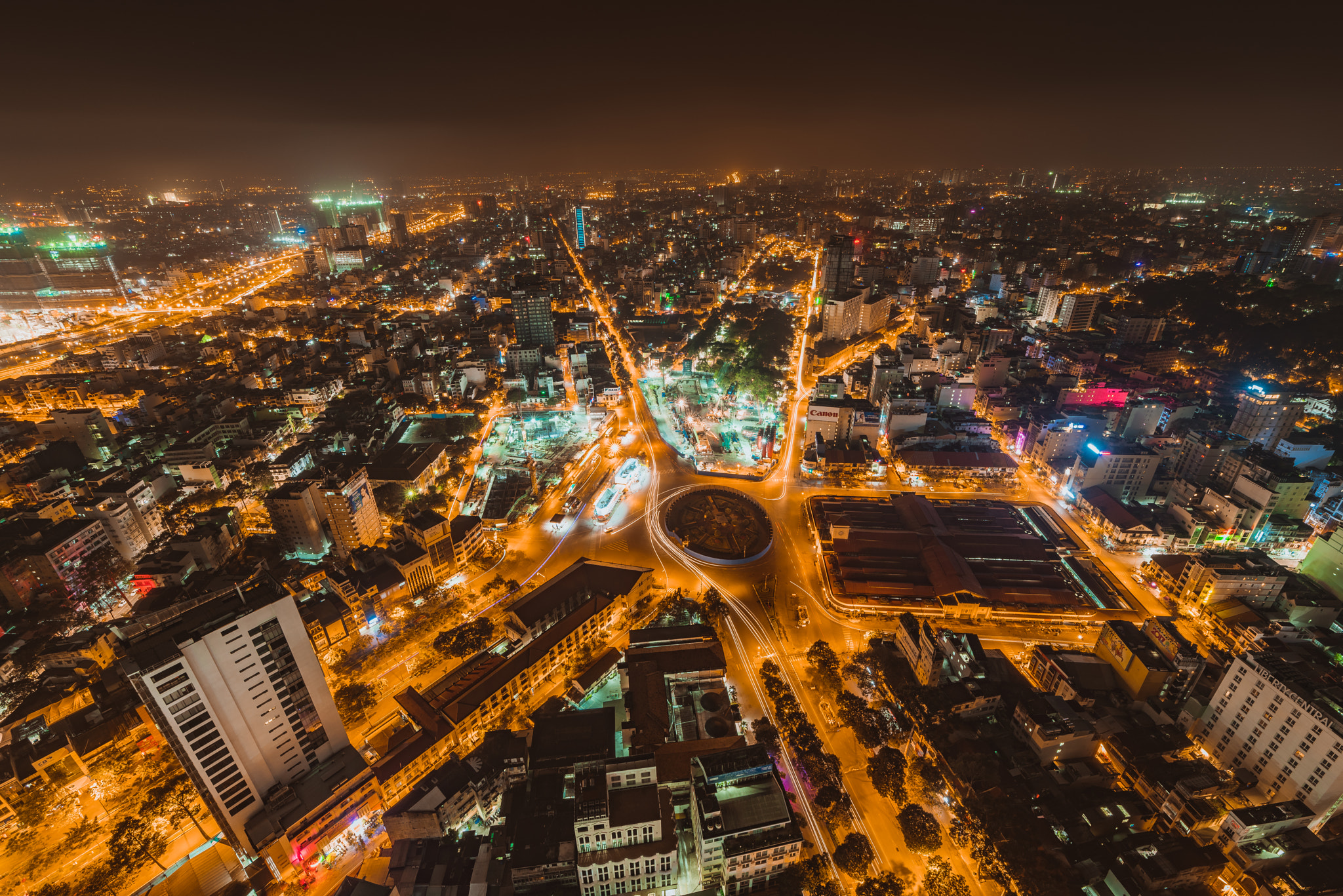 Pentax K-1 sample photo. Saigon skyline photography