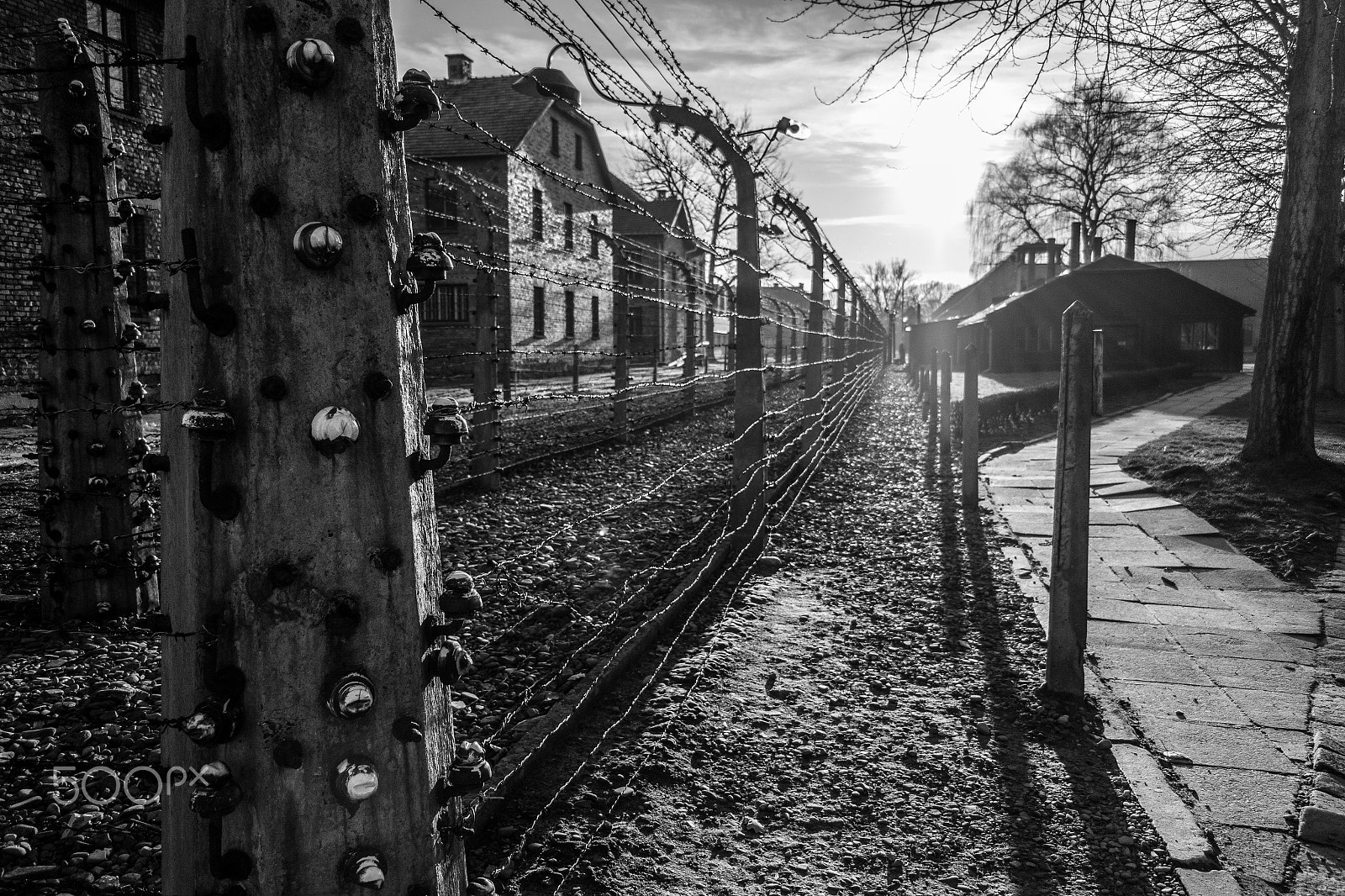 Samsung NX300 + Samsung NX 18-55mm F3.5-5.6 OIS sample photo. Auschwitz photography