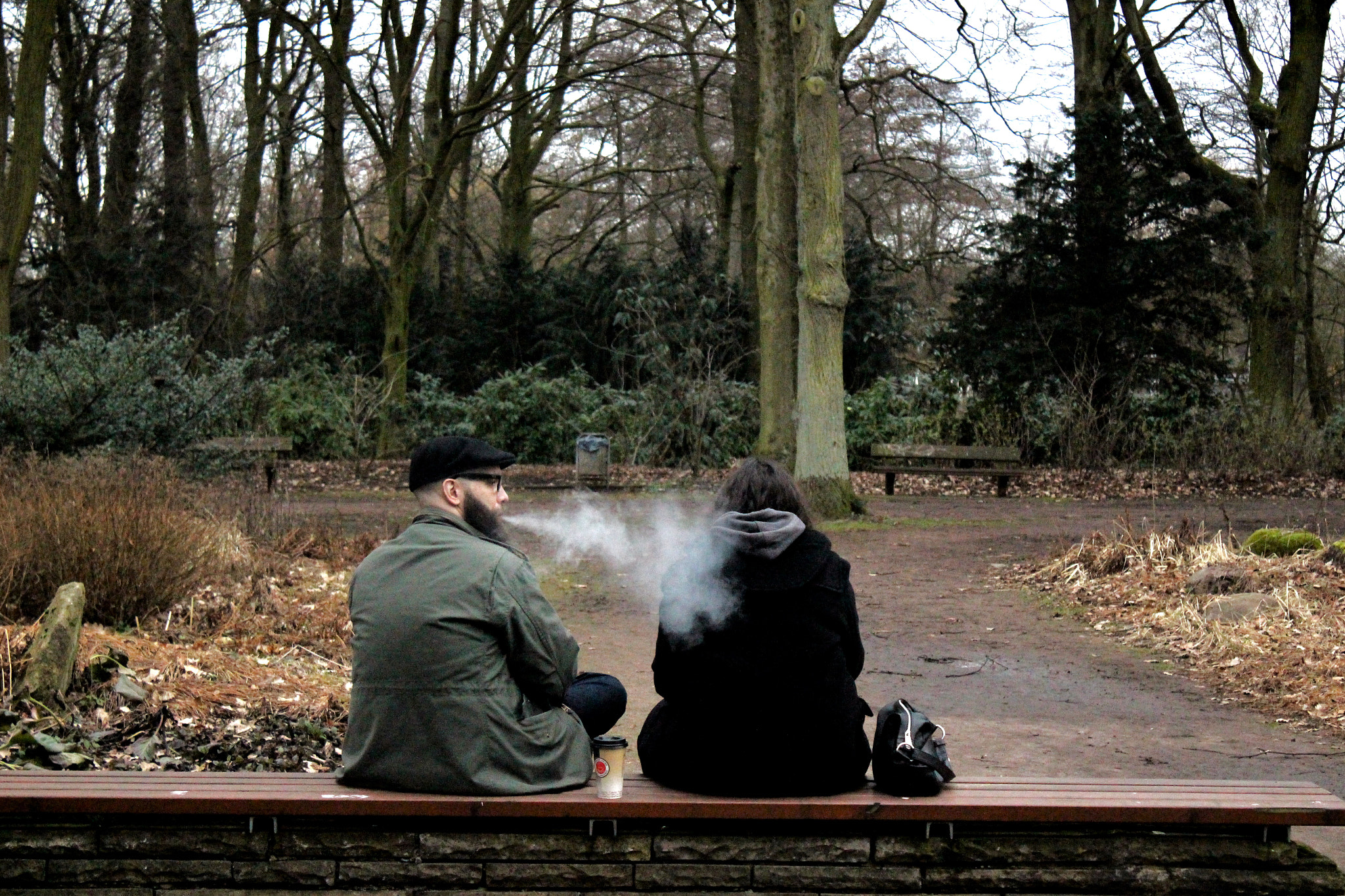 Canon EF-S 18-55mm F3.5-5.6 IS sample photo. Smoke talks photography
