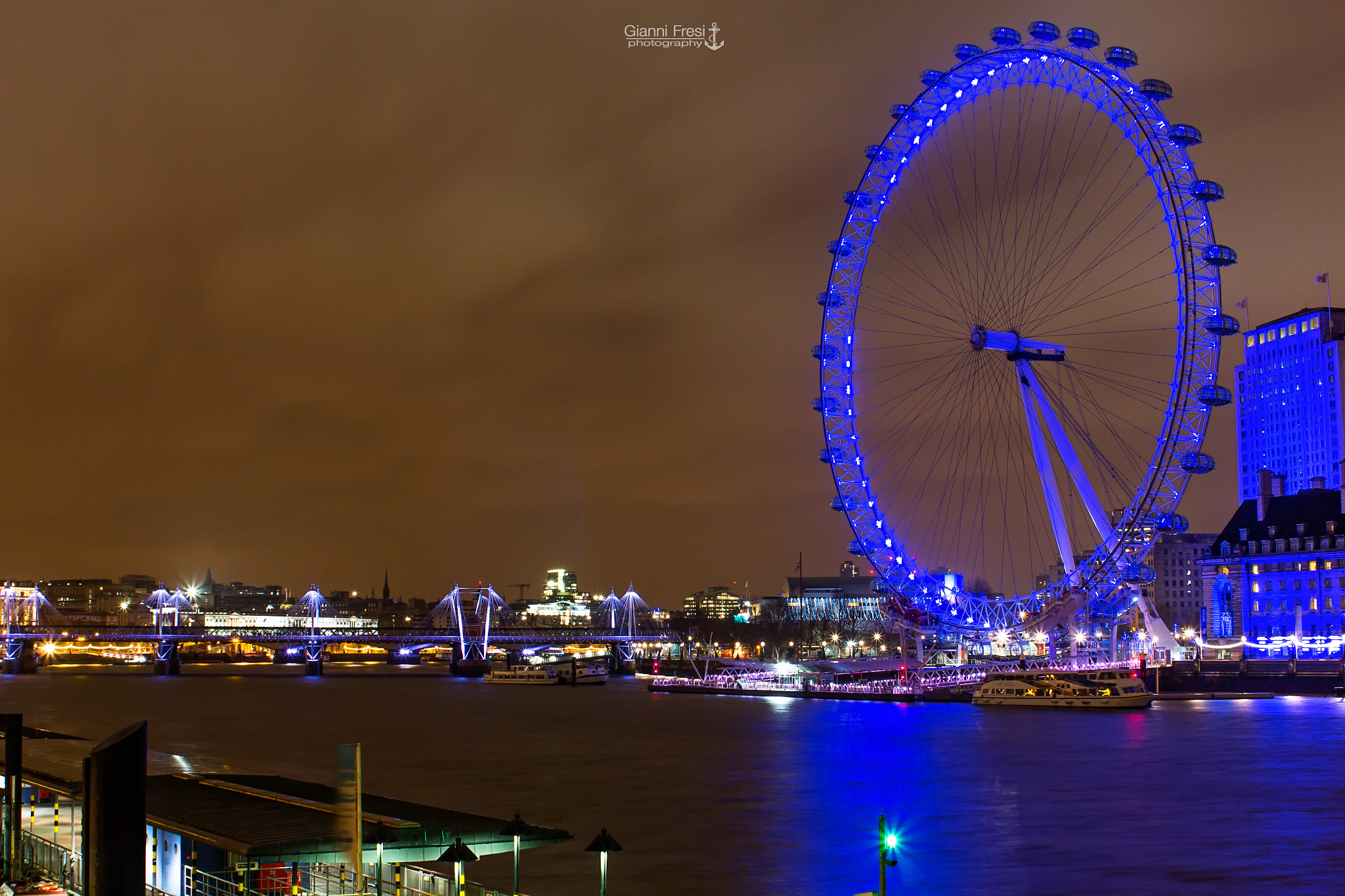 Canon EOS 60D sample photo. London eye photography