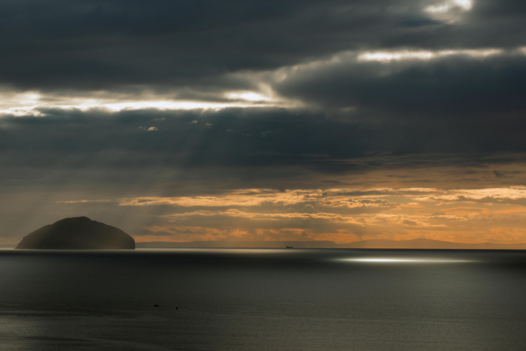 Sony SLT-A77 sample photo. Ailsa craig photography