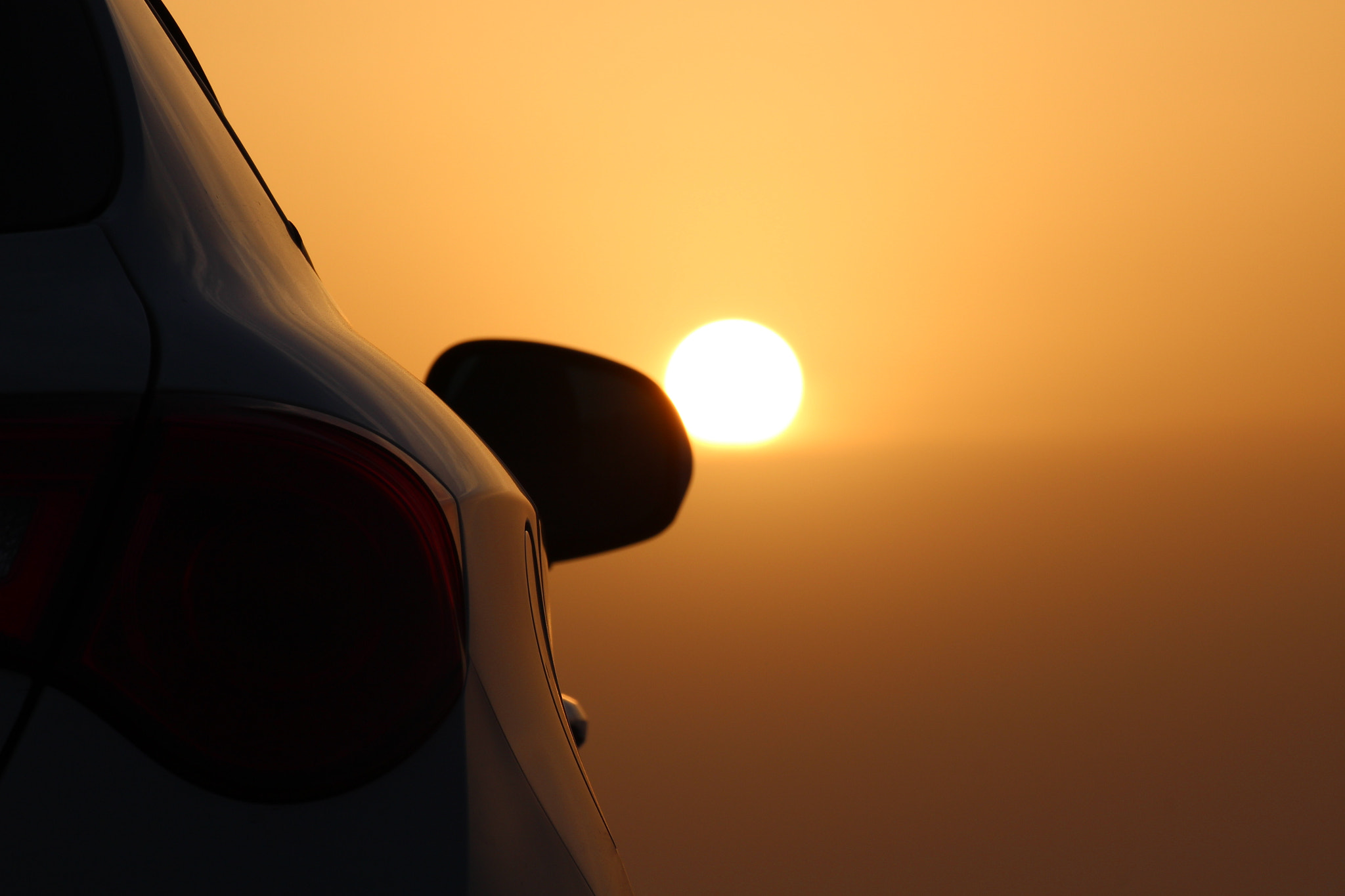 Tamron SP 35mm F1.8 Di VC USD sample photo. Car sunset photography