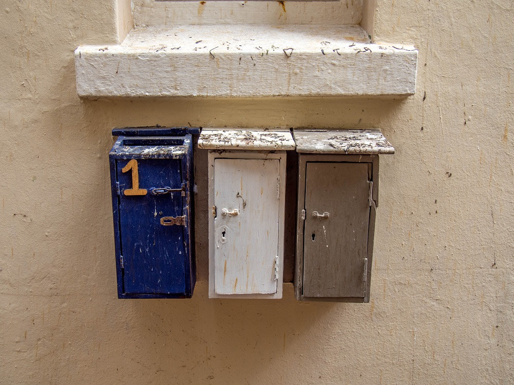 Olympus OM-D E-M5 sample photo. Letterboxes photography