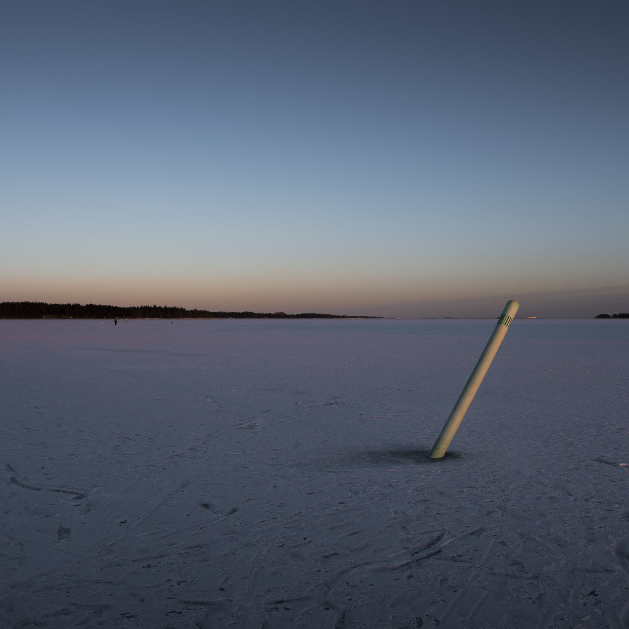 Nikon AF-S Nikkor 24mm F1.8G ED sample photo. Stick in the ice photography