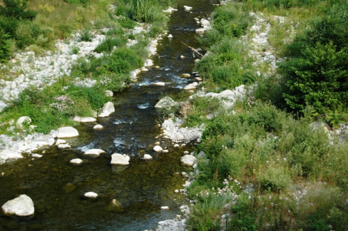 Nikon D70 sample photo. Torri frazione di ventimiglia (im) - il torrente bevera photography