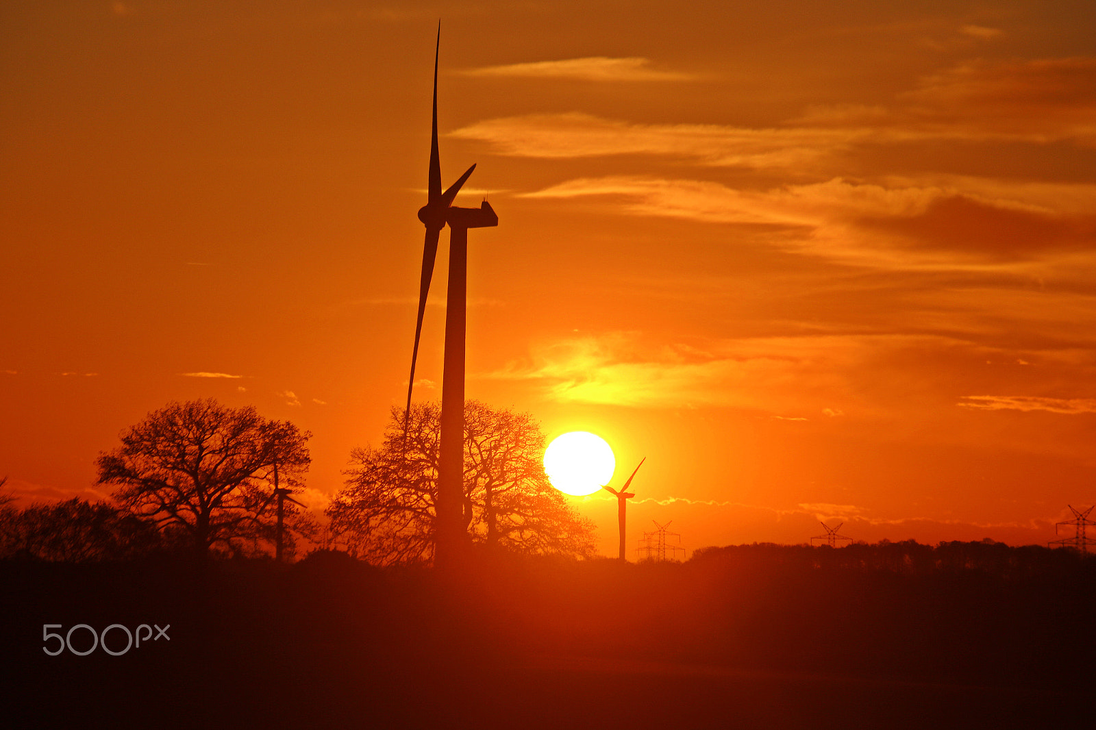 Canon EF-S 55-250mm F4-5.6 IS sample photo. Sunset in germany photography