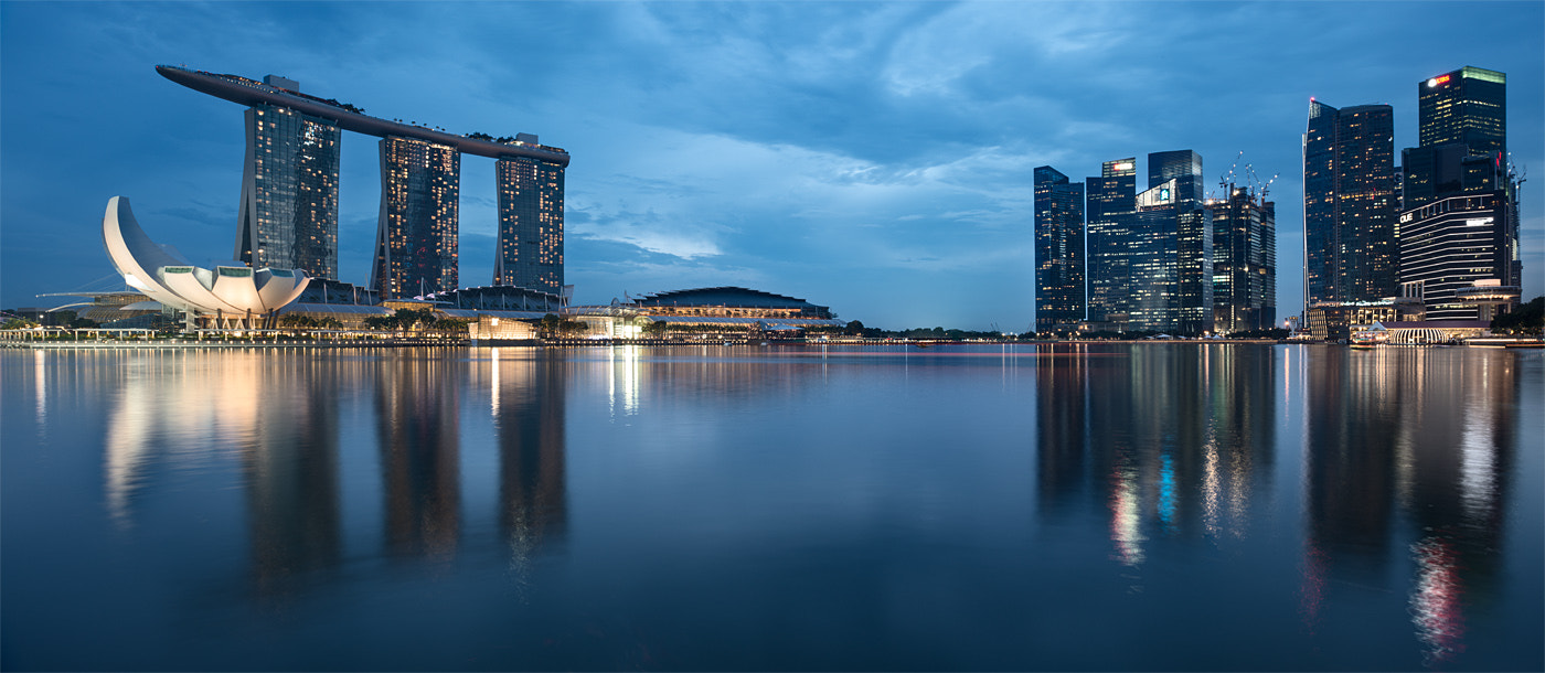 Nikon D800 + Nikon PC-E Nikkor 24mm F3.5D ED Tilt-Shift sample photo. Marina bay sands #2 photography