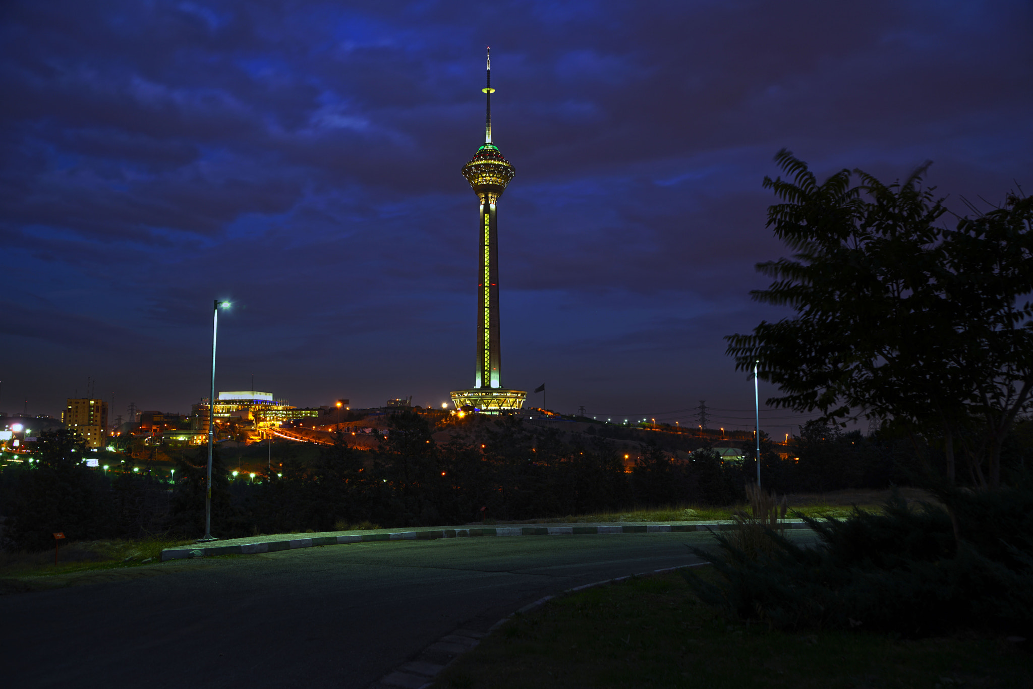 28-75mm F2.8 SAM sample photo. Milad tower, tehran photography