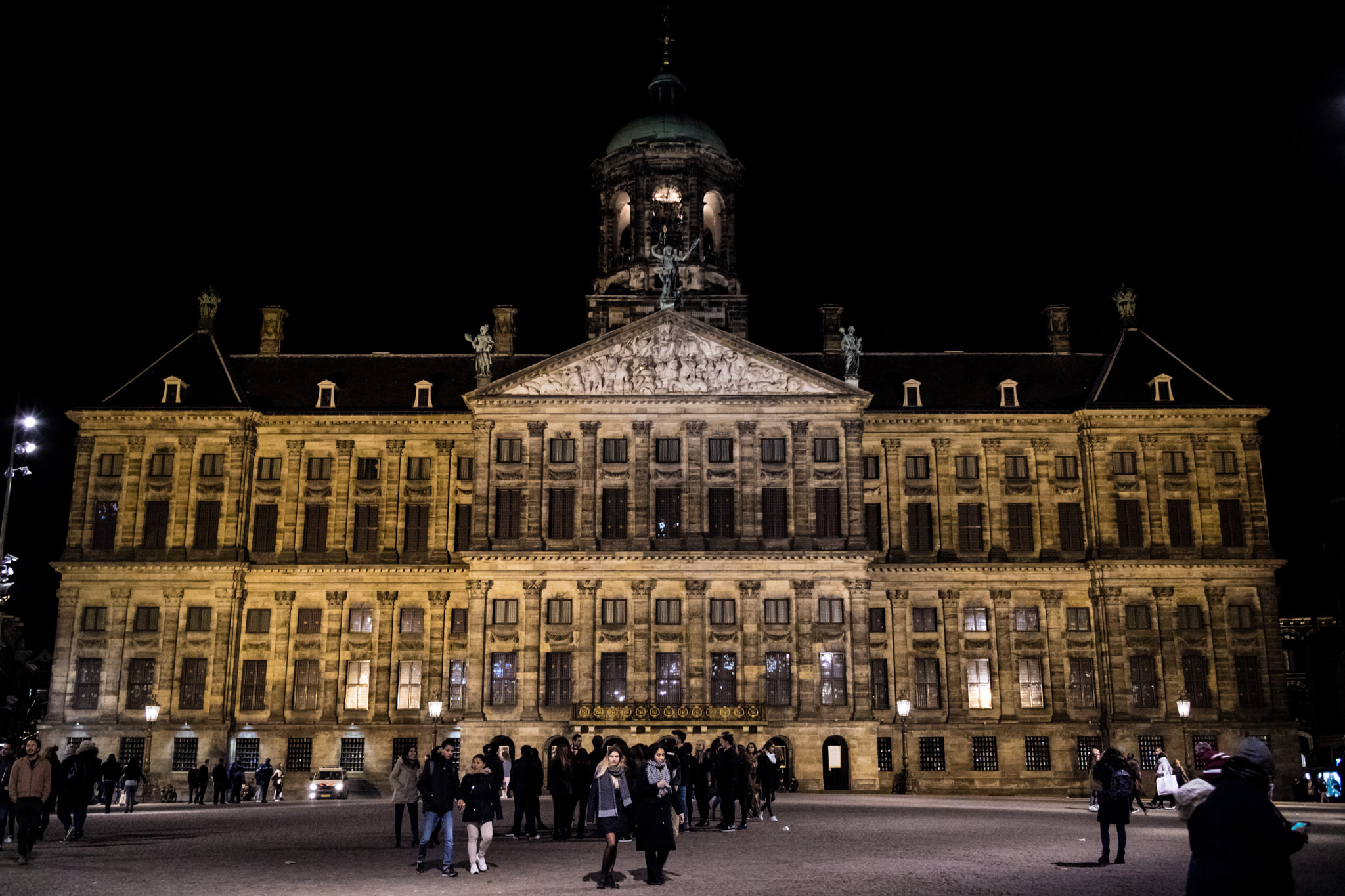 Canon EOS M3 sample photo. Amsterdam royal palace, dam square detail photography
