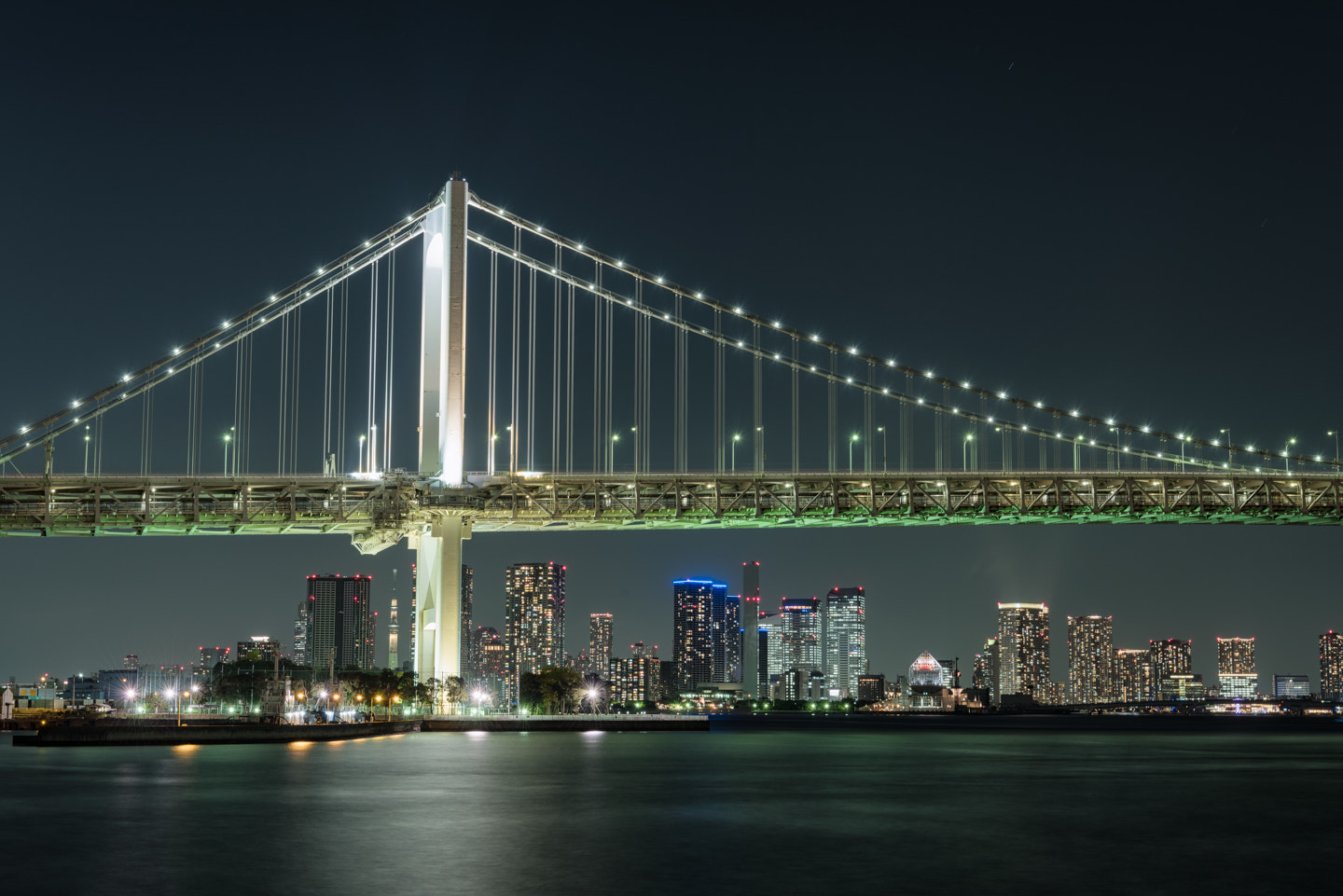 Nikon D810A sample photo. Skyline under the bridge photography