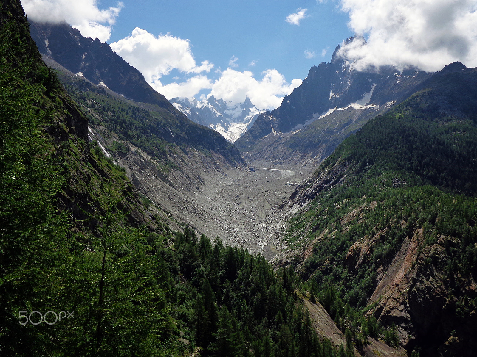 Sony Cyber-shot DSC-W690 sample photo. Mer de glace glacier photography