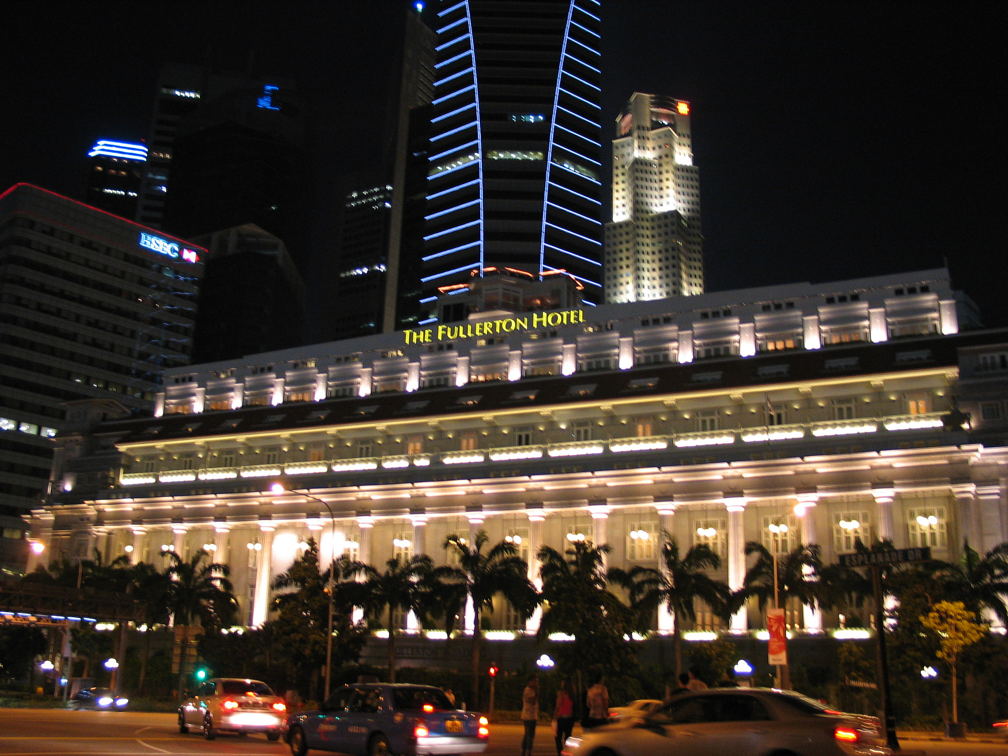 Canon POWERSHOT G5 sample photo. The fullerton hotel photography