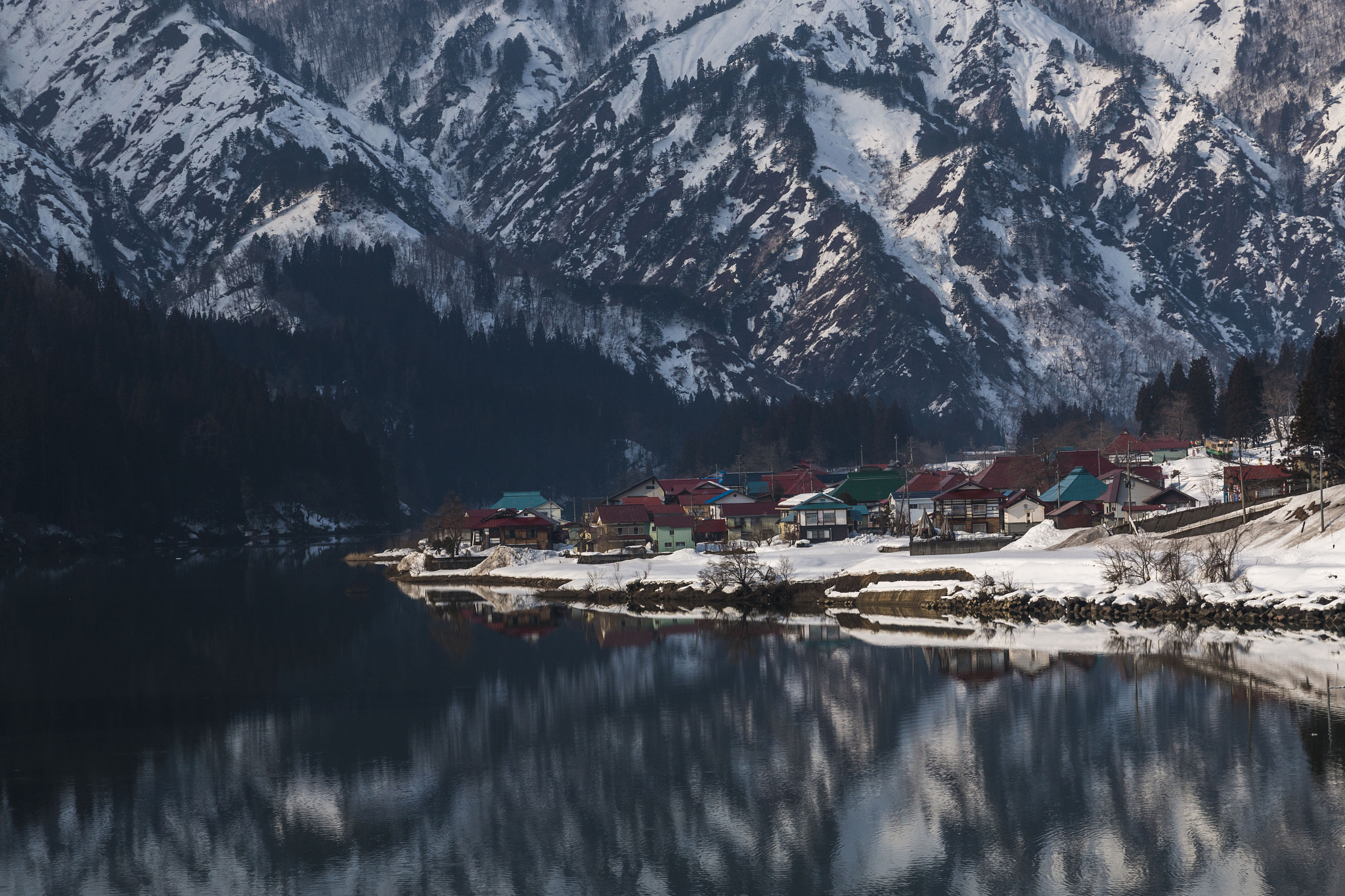 Sigma 17-70mm F2.8-4 DC Macro OS HSM sample photo. Winter village photography