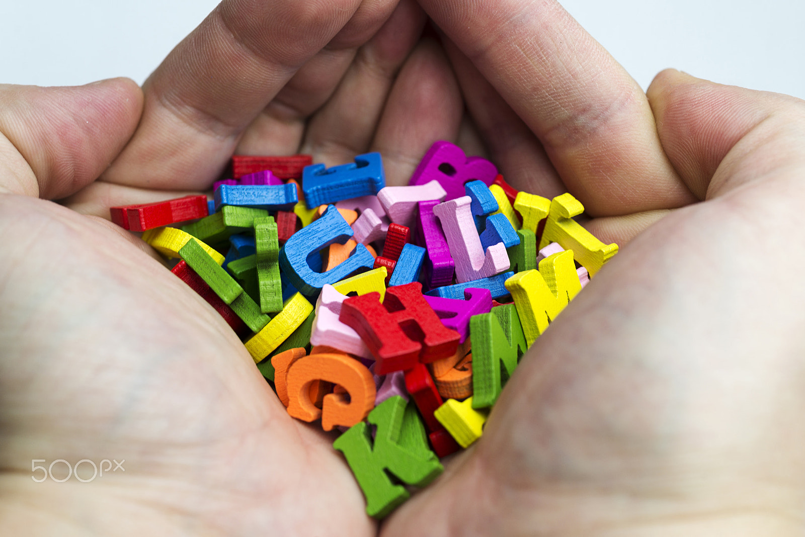 Nikon D600 + Nikon AF Micro-Nikkor 60mm F2.8D sample photo. Hands holding a lot of letters. photography