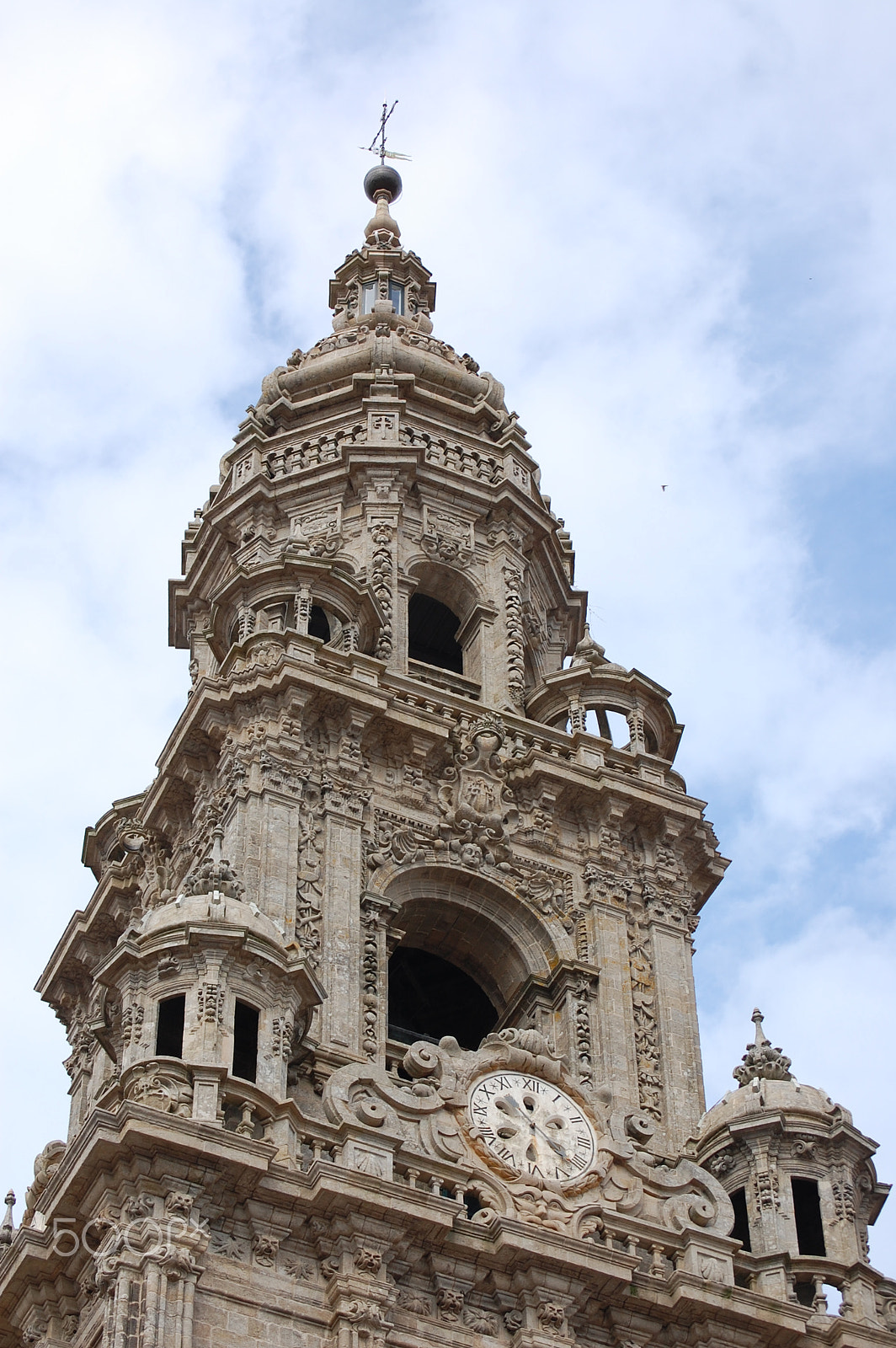 Nikon D40 sample photo. Catedral .de santiago. torre photography