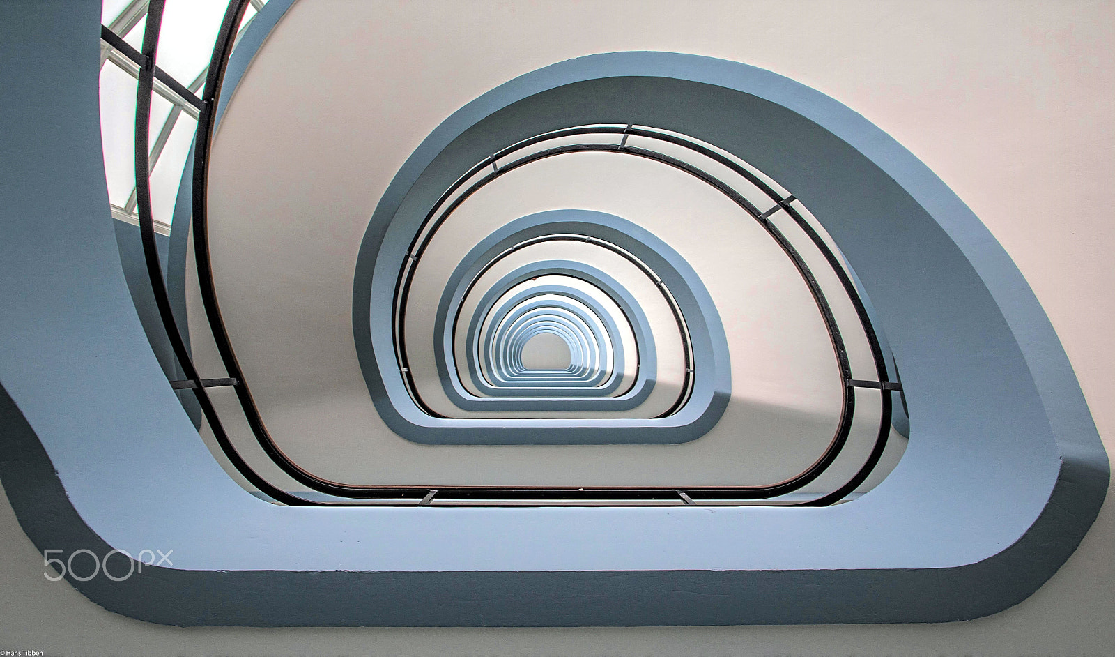 Canon EF 24mm F1.4L II USM sample photo. Spiral staircase photography