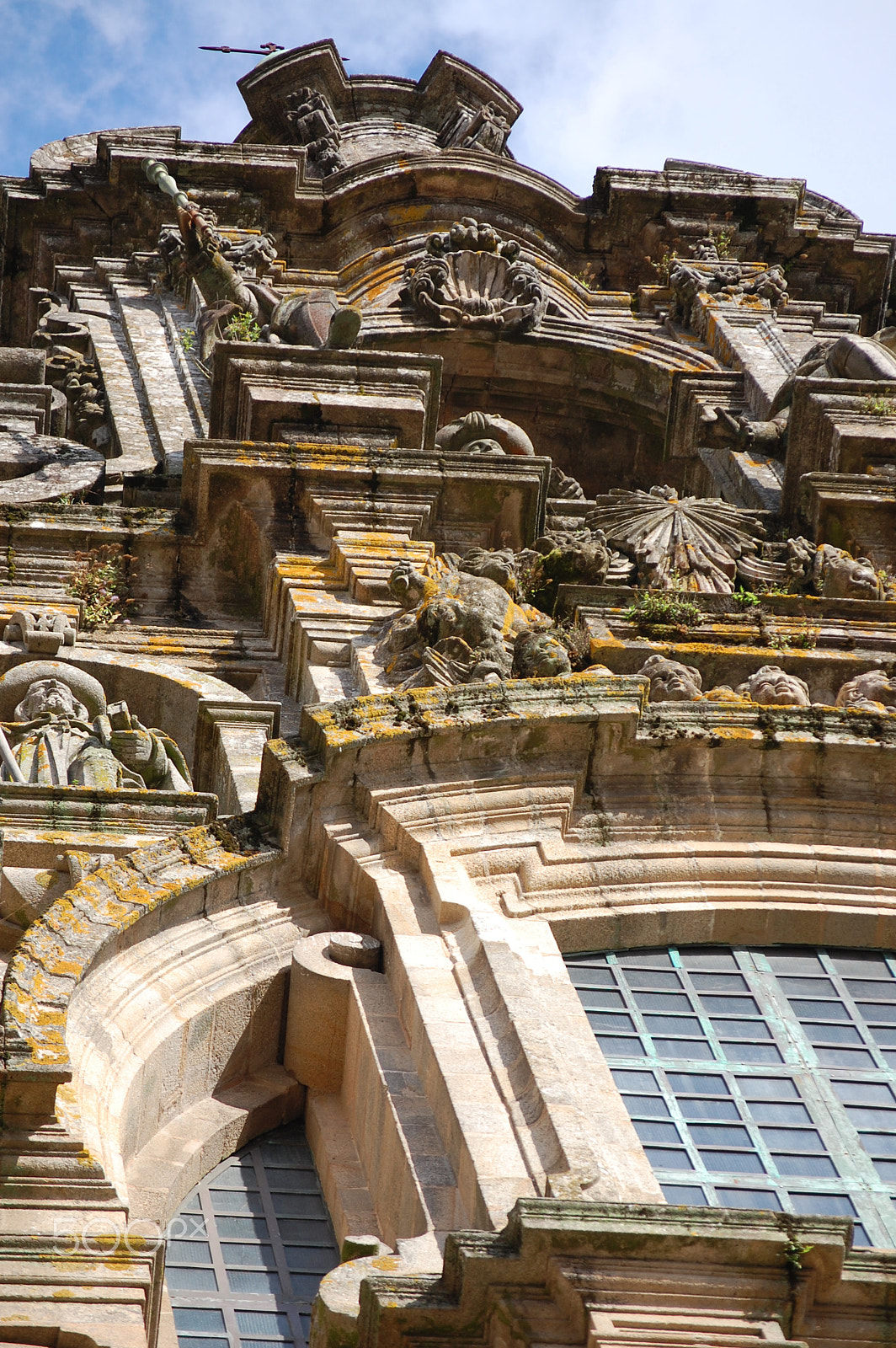 Nikon D40 sample photo. Fachada de catedral de santiago de compostela photography