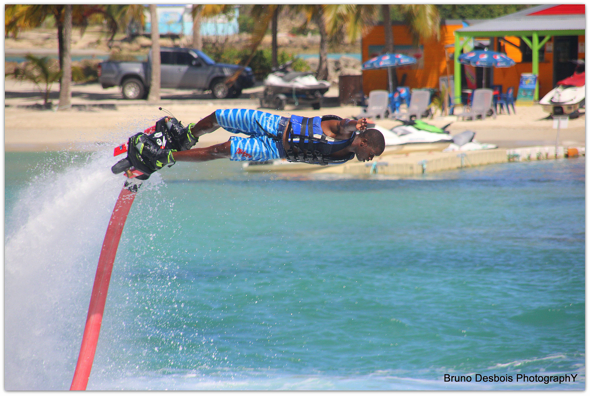 Canon EOS 600D (Rebel EOS T3i / EOS Kiss X5) + Sigma 18-200mm f/3.5-6.3 DC OS sample photo. Water sport guadeloupe island france photography