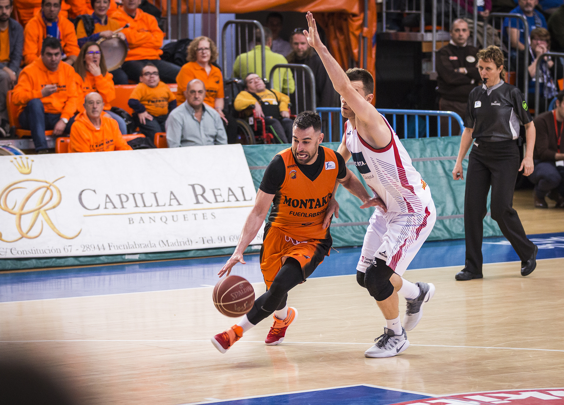 Canon EF 70-200mm F2.8L IS II USM sample photo. Montakit fuenlabrada vs tecnyconta zaragoza photography