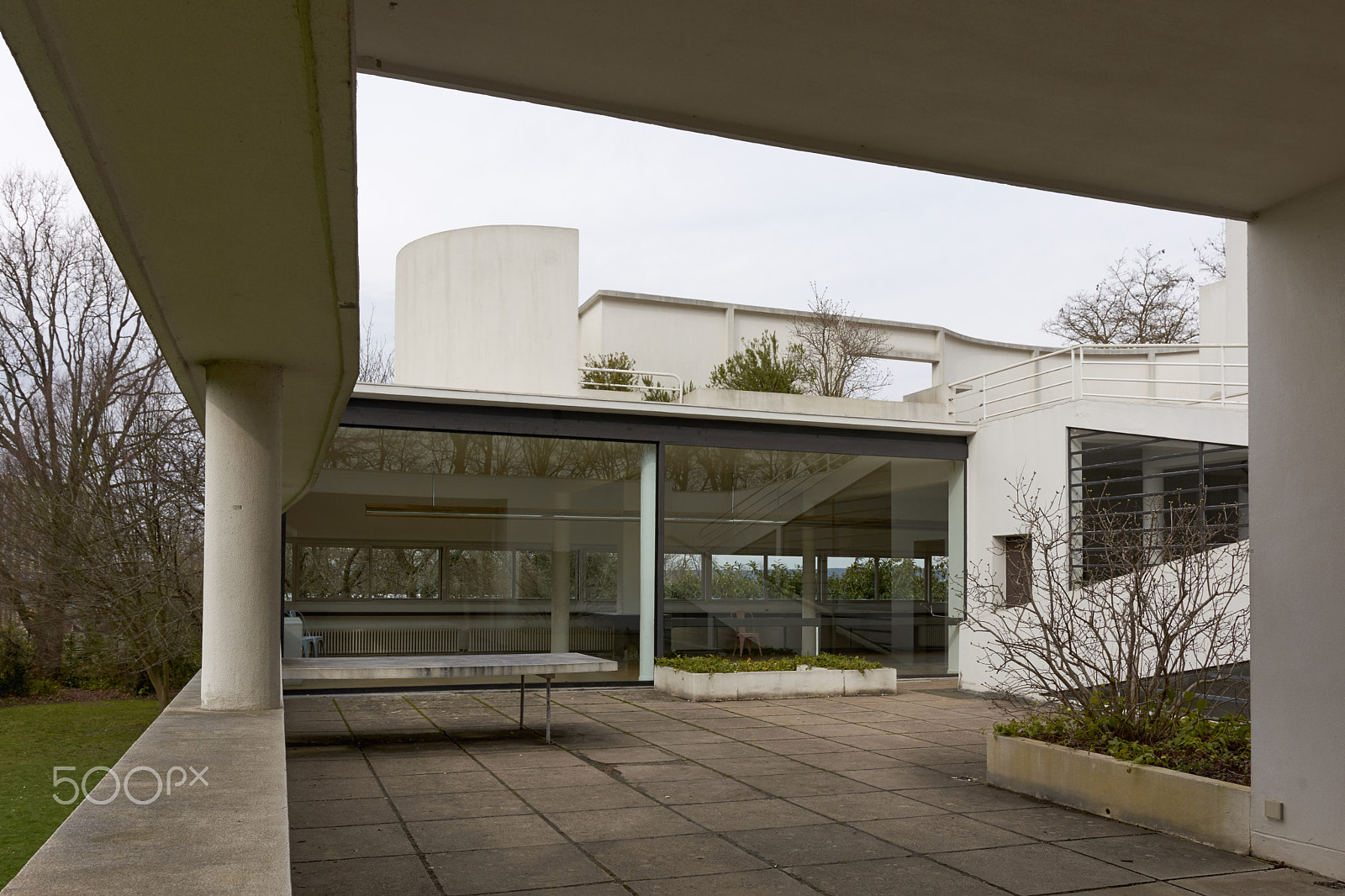 Sigma 18-35mm F1.8 DC HSM Art sample photo. 2017 villa savoye (le corbusier, poissy, paris) photography
