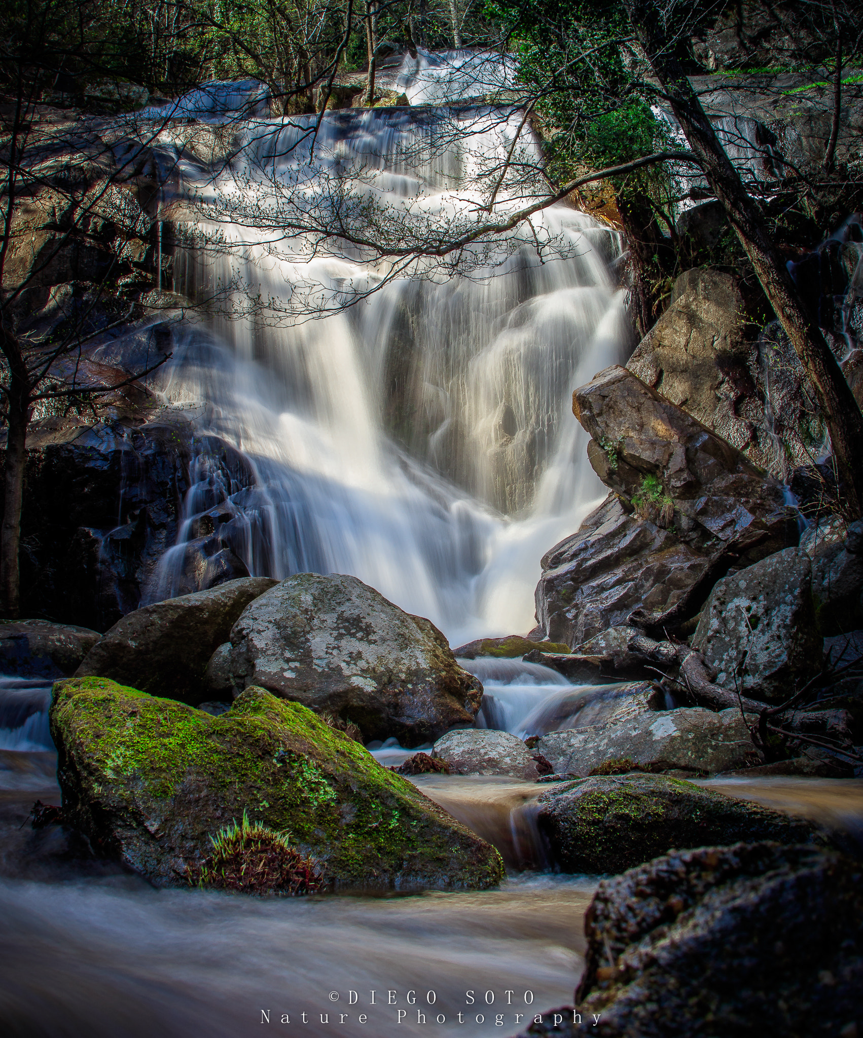 Canon EF 28-135mm F3.5-5.6 IS USM sample photo. Cascada de la nogalea photography