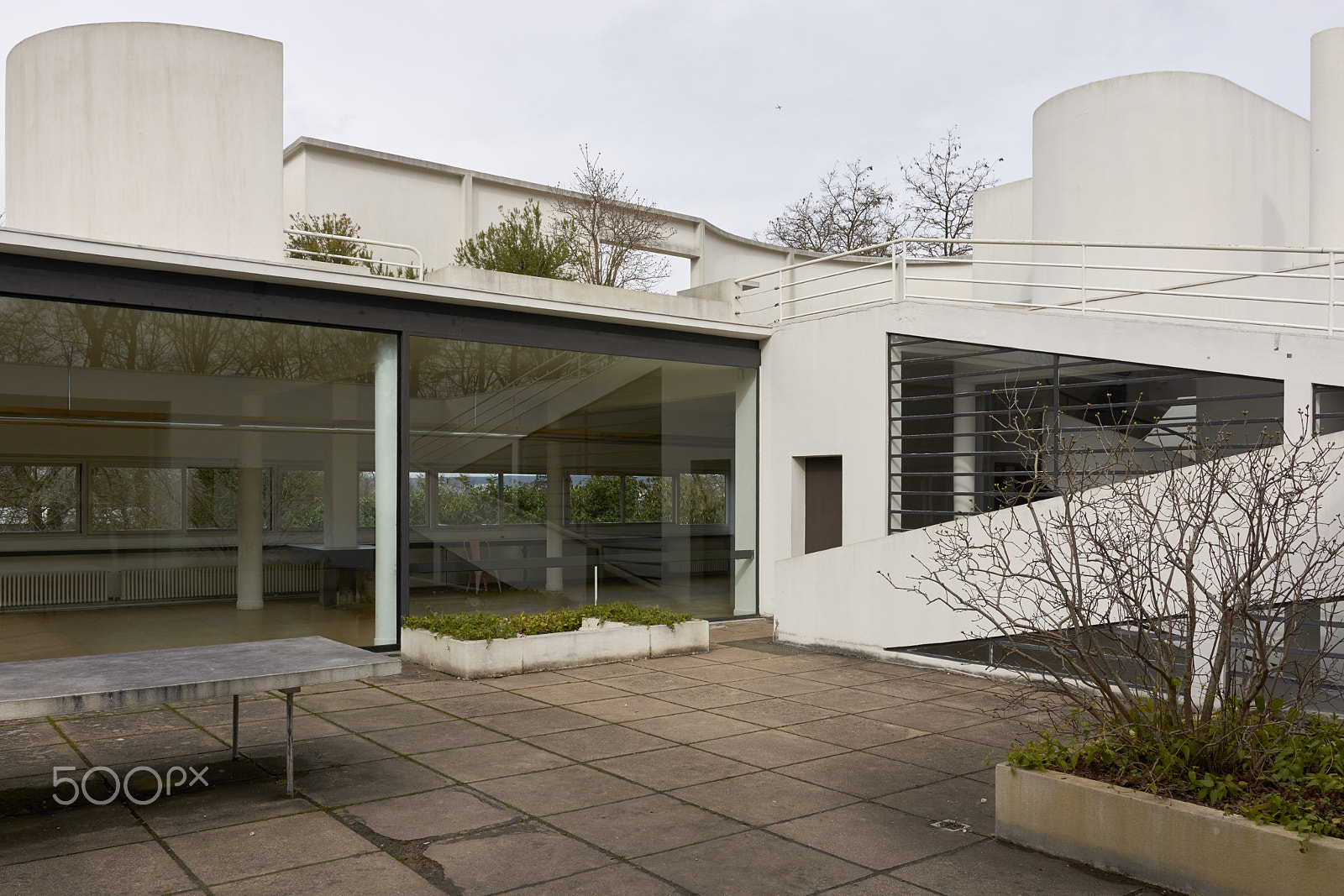 Sigma 18-35mm F1.8 DC HSM Art sample photo. 2017 villa savoye (le corbusier, poissy, paris) photography