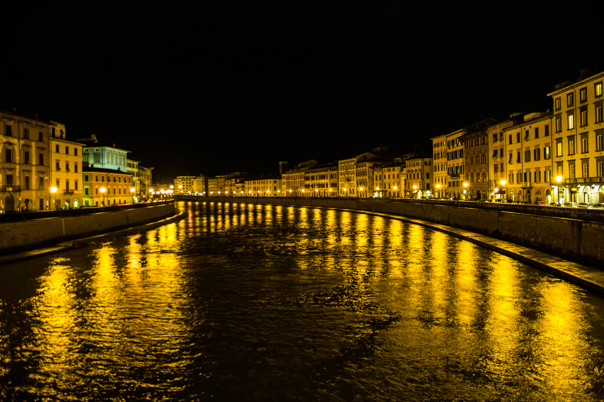 Nikon D3200 sample photo. Pisa - arno di notte photography