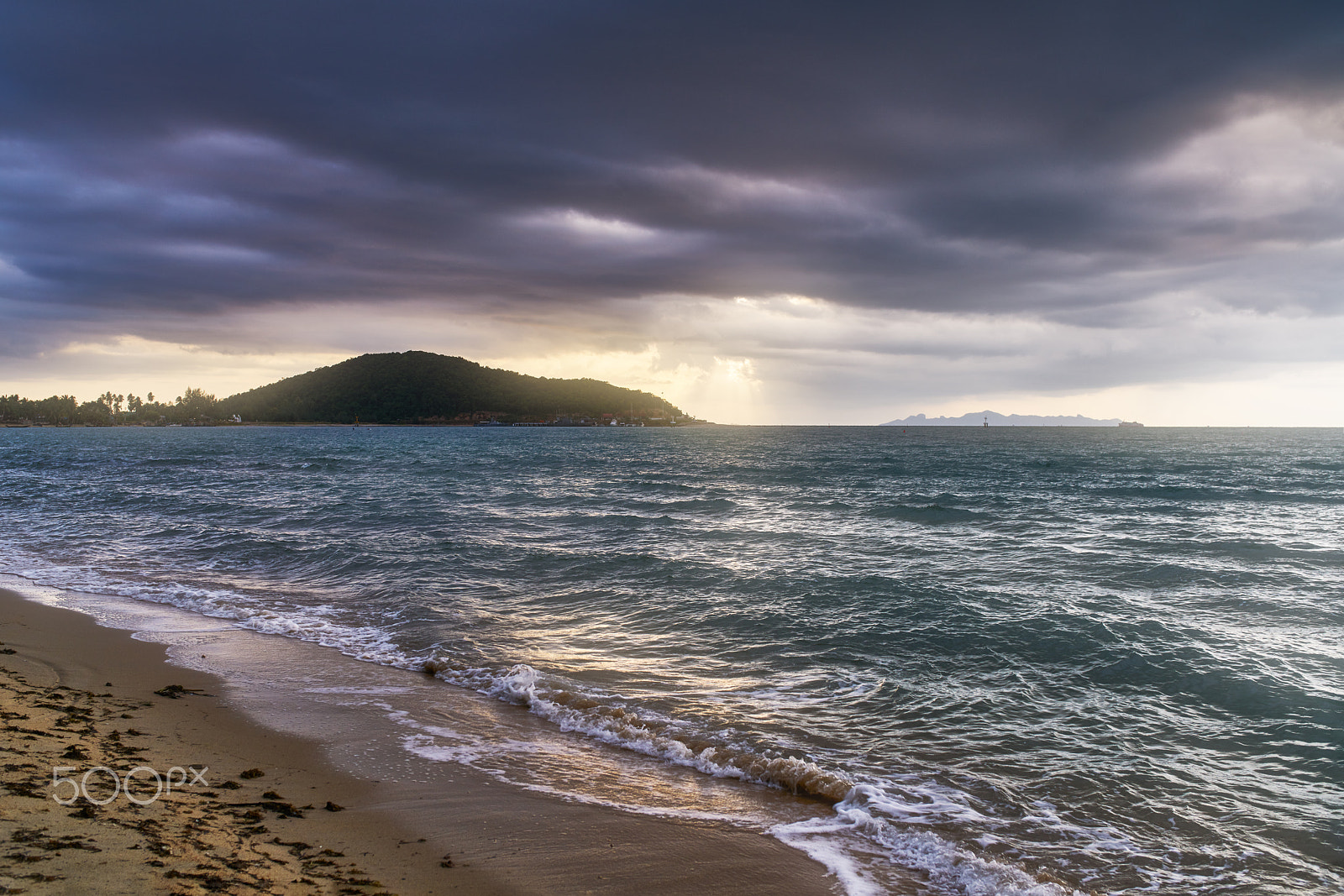 Sigma 35/1.4 EX HSM sample photo. View of sea from koh samui thailand photography