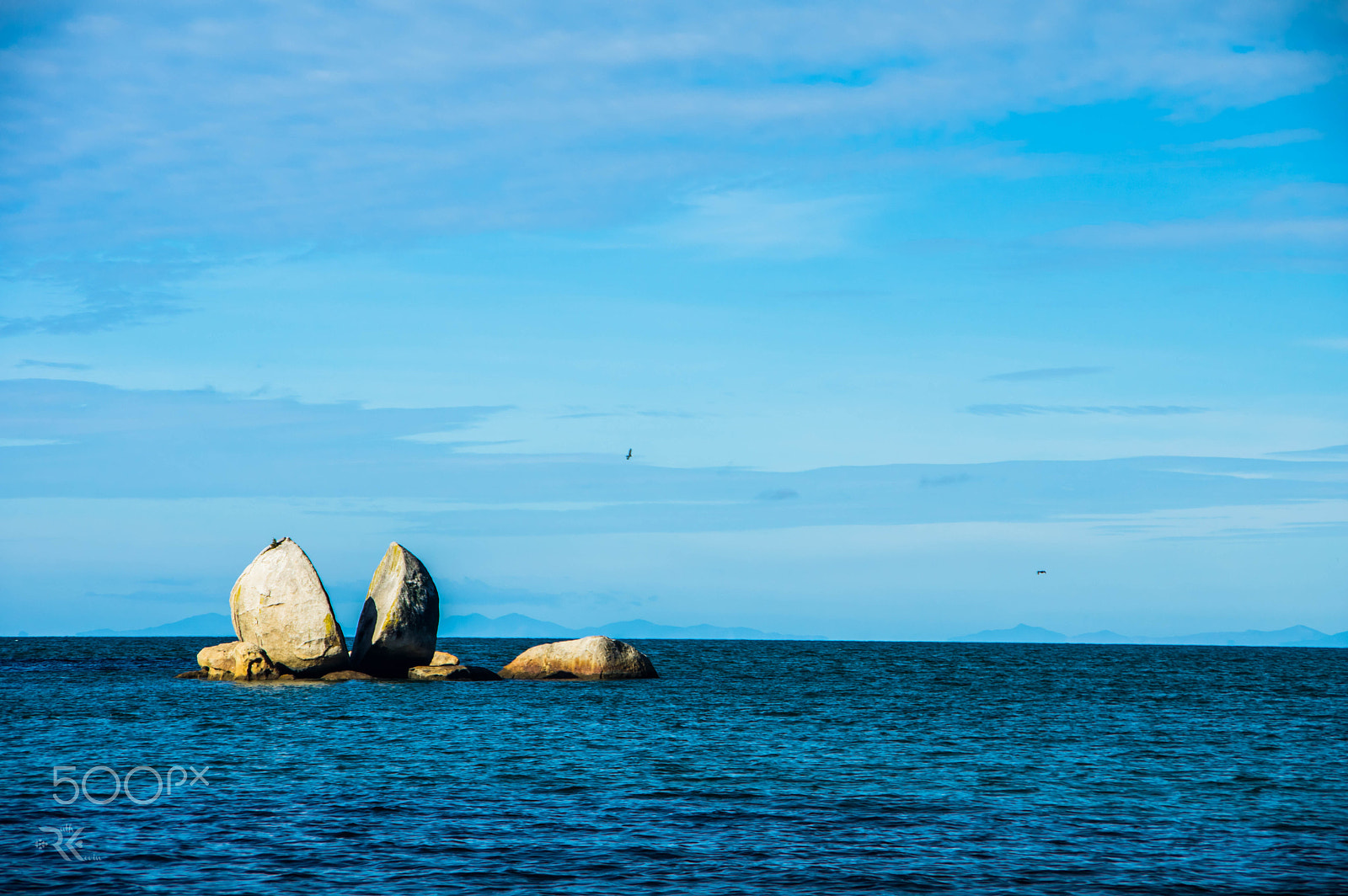 Pentax K-3 sample photo. Split apple rock photography