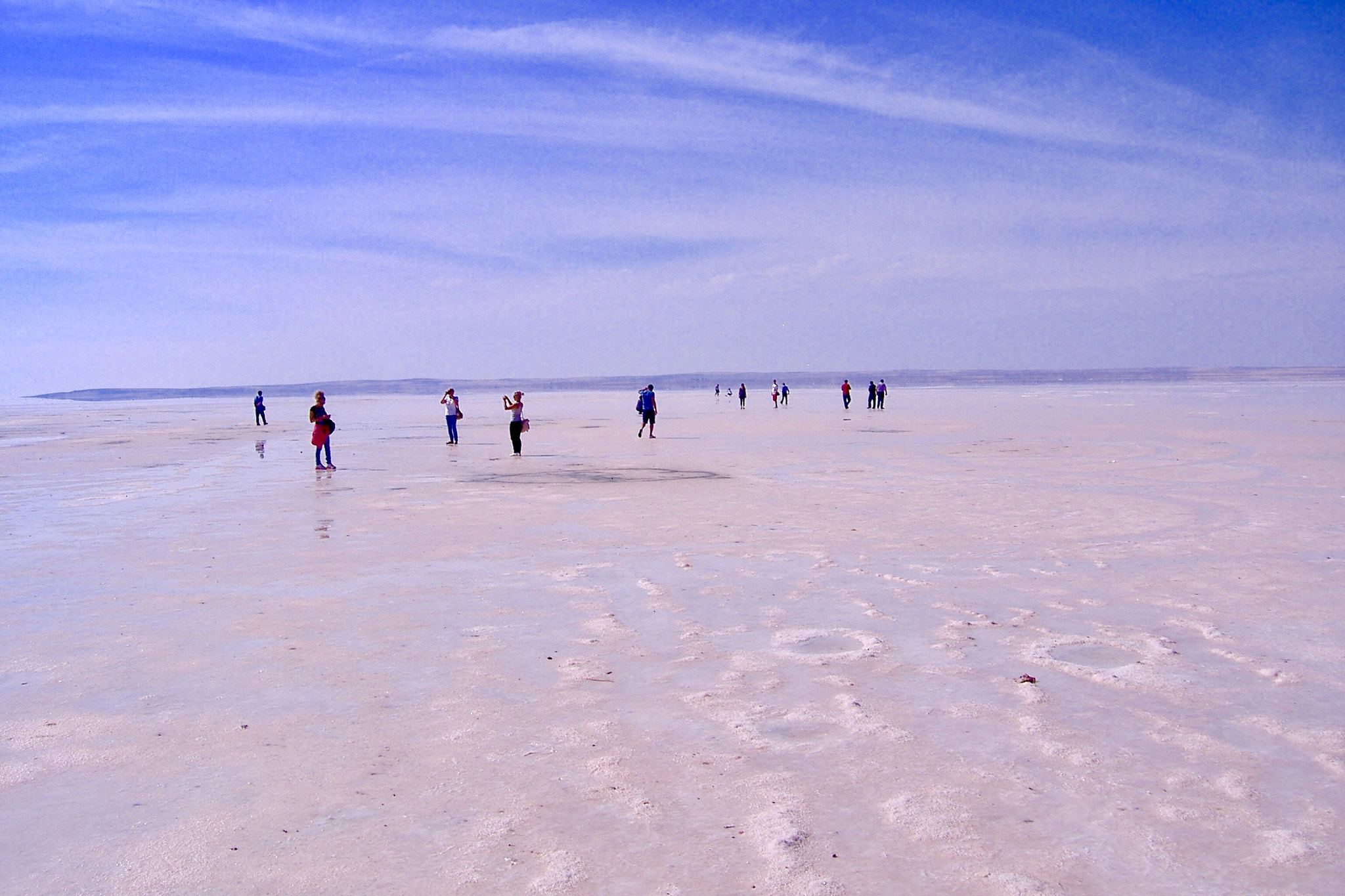 Fujifilm FinePix A345 sample photo. Salt lake, turkye photography