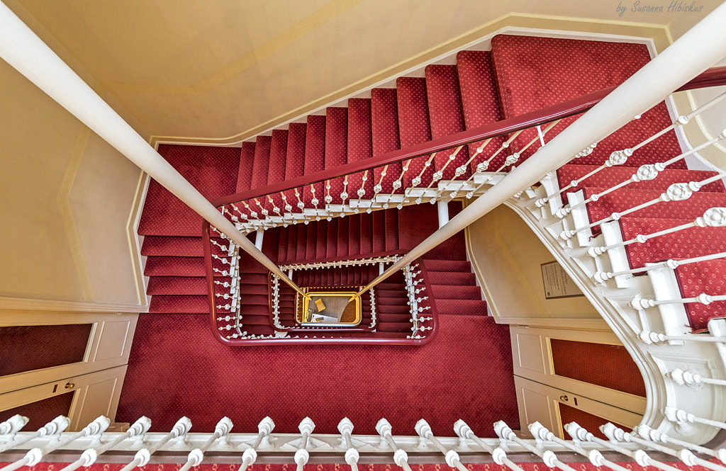 Nikon AF-S Nikkor 14-24mm F2.8G ED sample photo. Hamburg staircase photography