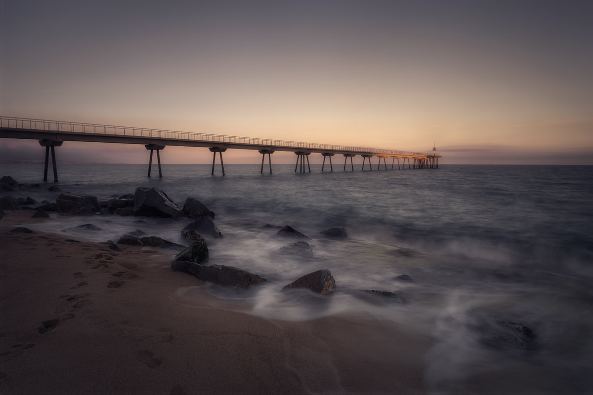 20mm F2.8 sample photo. Placid beach photography