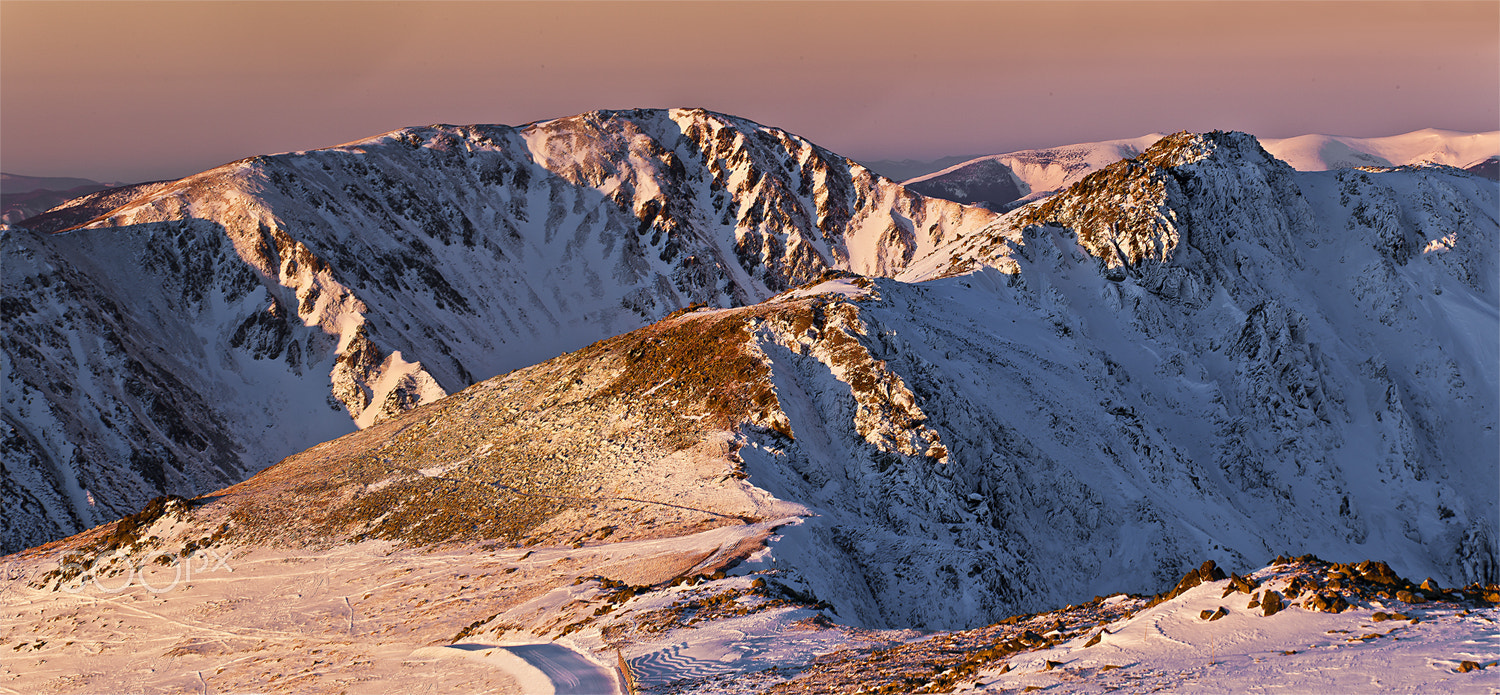 Canon EOS 5D Mark II + Sigma 100-300mm f/4 sample photo. Sunset in the low tatras photography