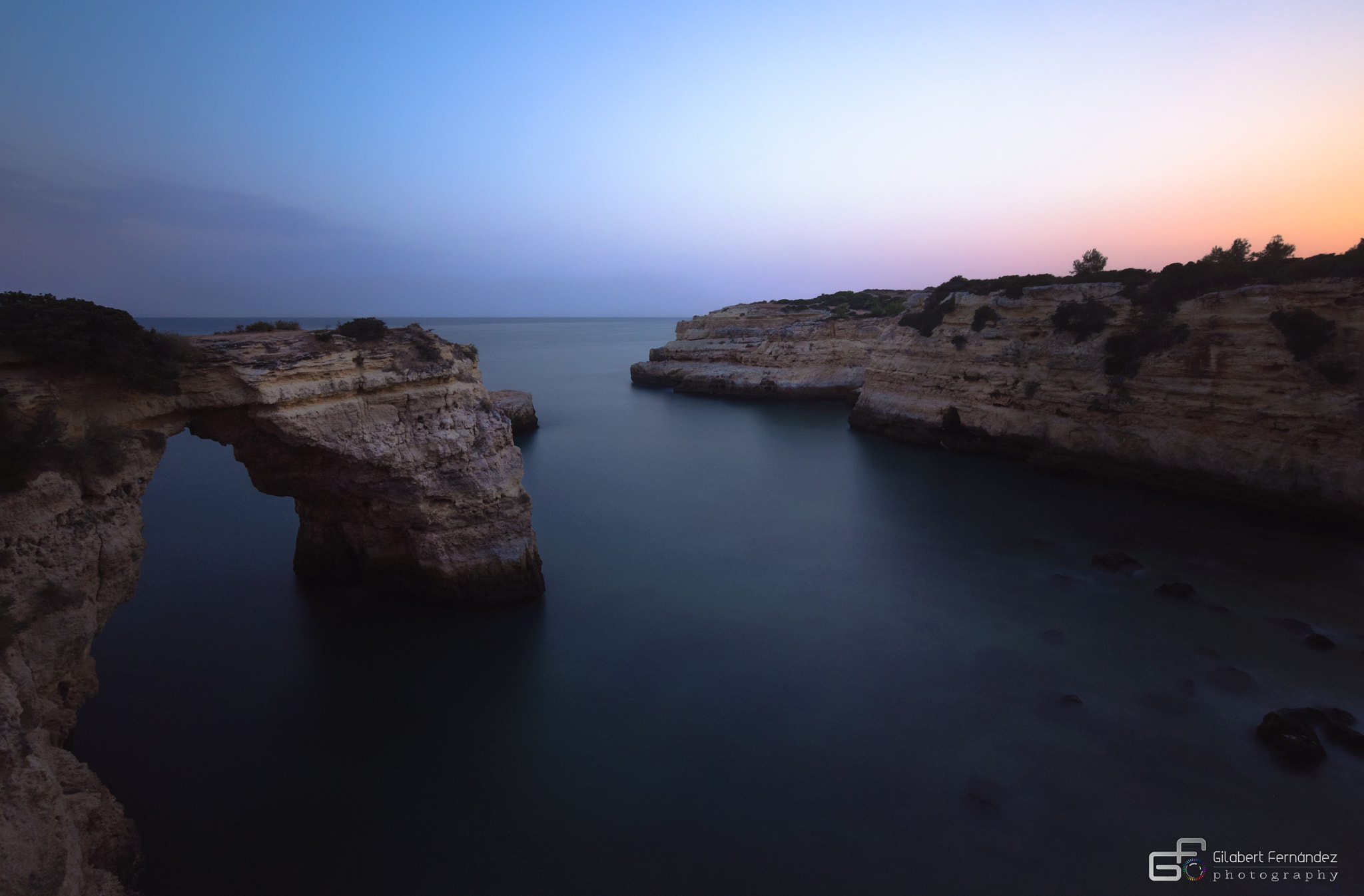 Nikon D90 sample photo. Algarve sunset colors photography