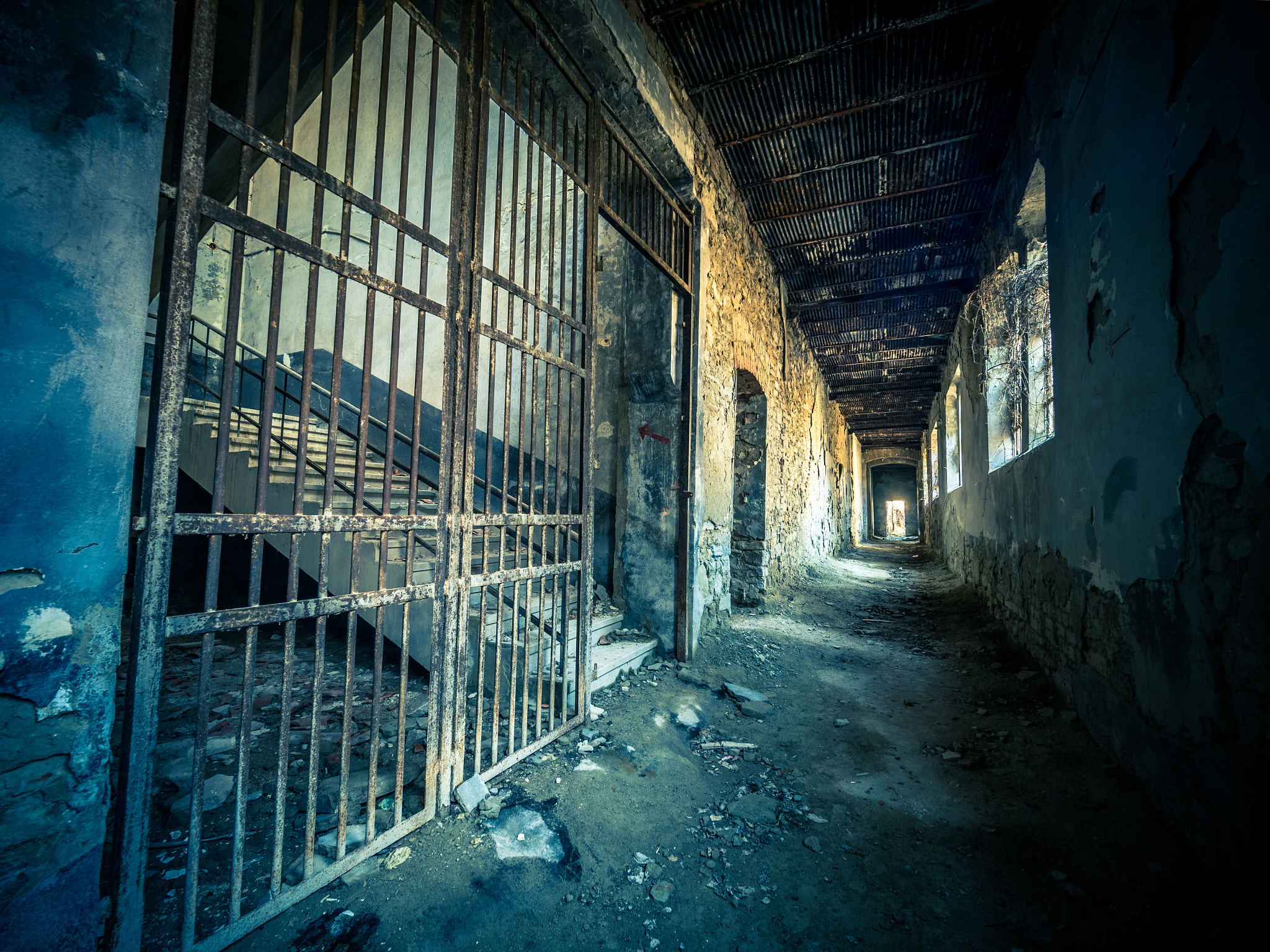 Olympus M.Zuiko Digital ED 7-14mm F2.8 PRO sample photo. Doftana prison, romania photography