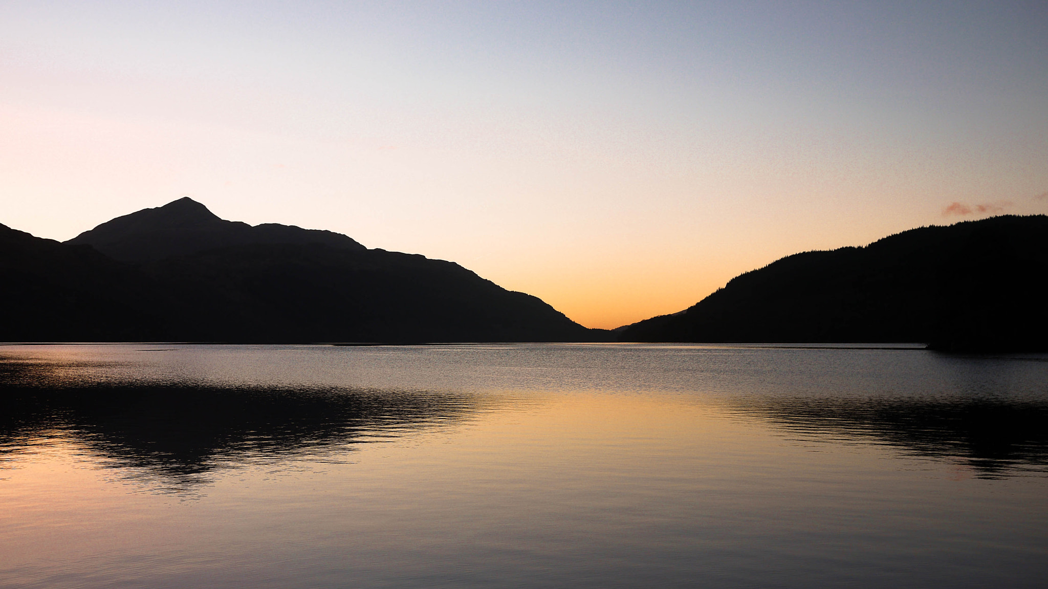 Panasonic Lumix DMC-G2 sample photo. Loch lomond at dawn photography