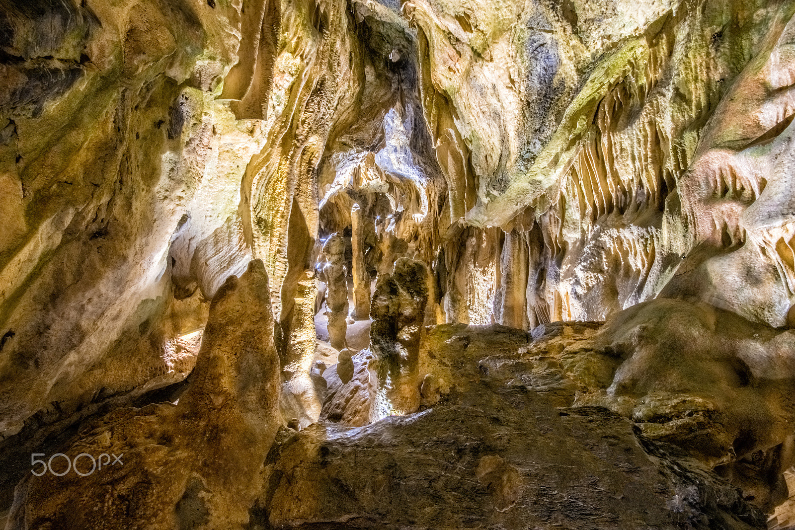 Pentax K-S2 sample photo. Impression from the stalactite cave no. 8 - the chaotic scene photography