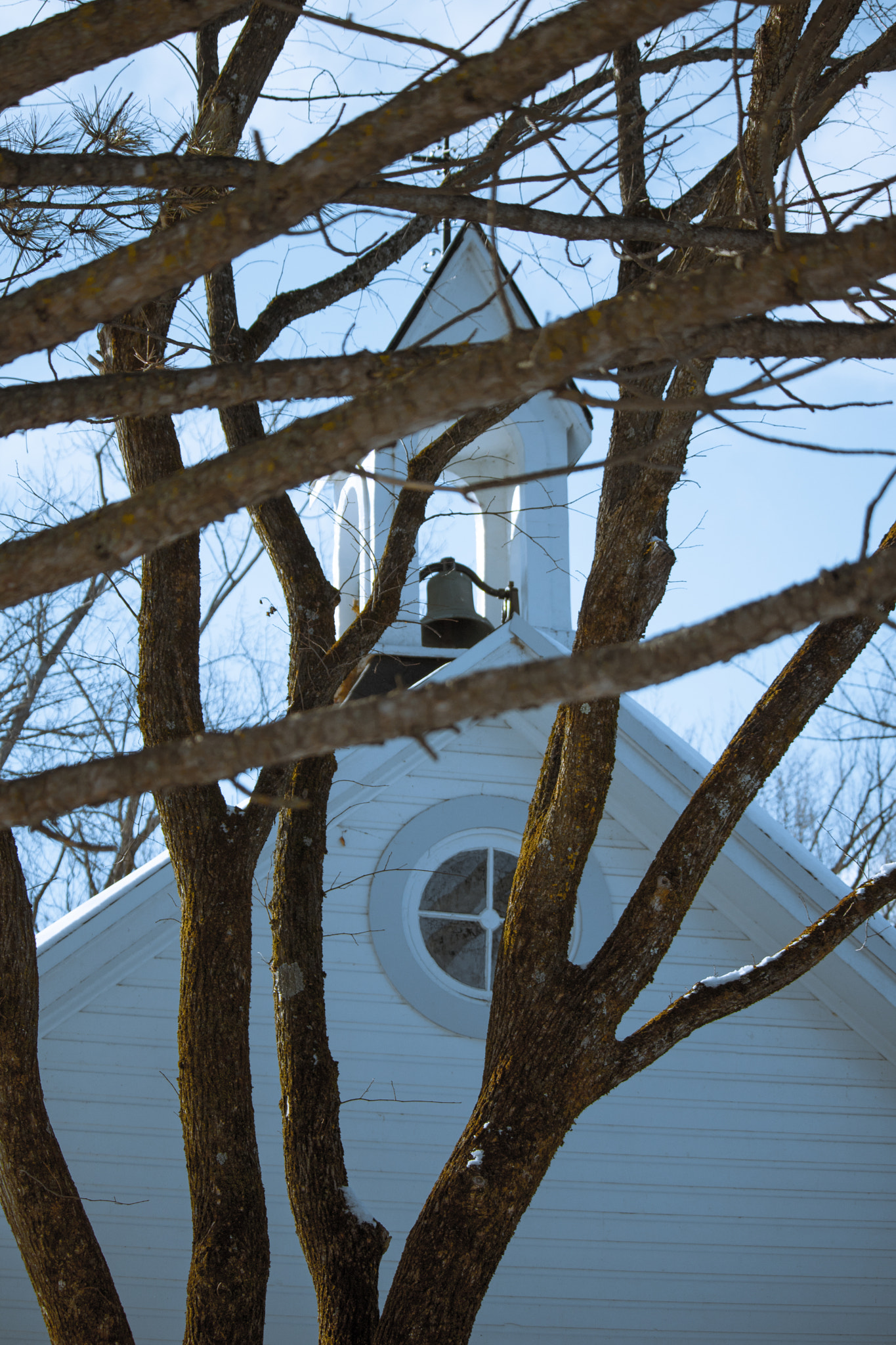 Canon EF-S 55-250mm F4-5.6 IS STM sample photo. Abandoned church photography