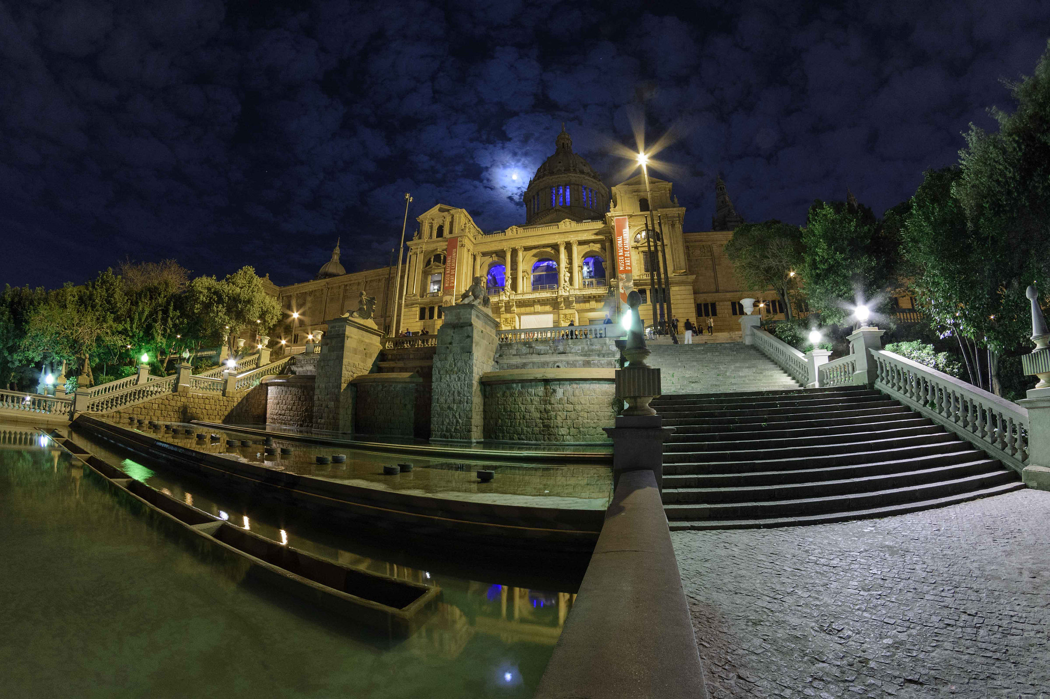 Nikon D7100 + Samyang 8mm F3.5 Aspherical IF MC Fisheye sample photo. Museo nacional de arte de cataluña photography