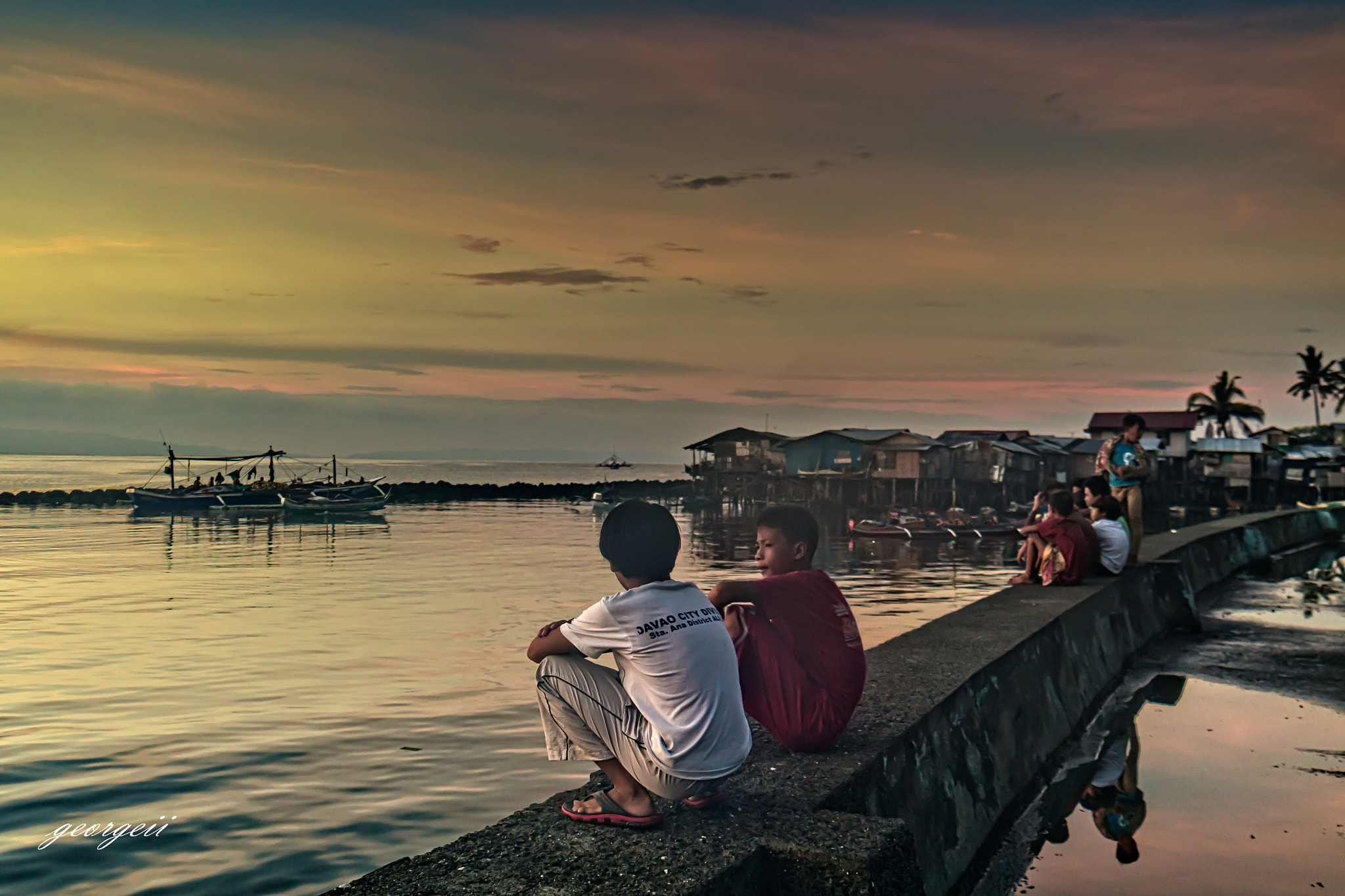 Samsung NX300 + Samsung NX 18-55mm F3.5-5.6 OIS sample photo. By the breakwater photography