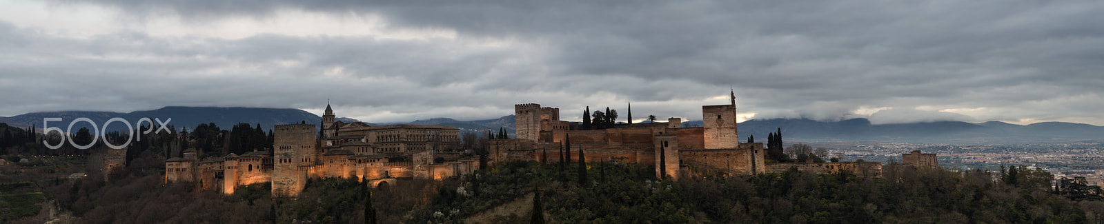 Nikon D3200 sample photo. Overview of the alhambra i photography