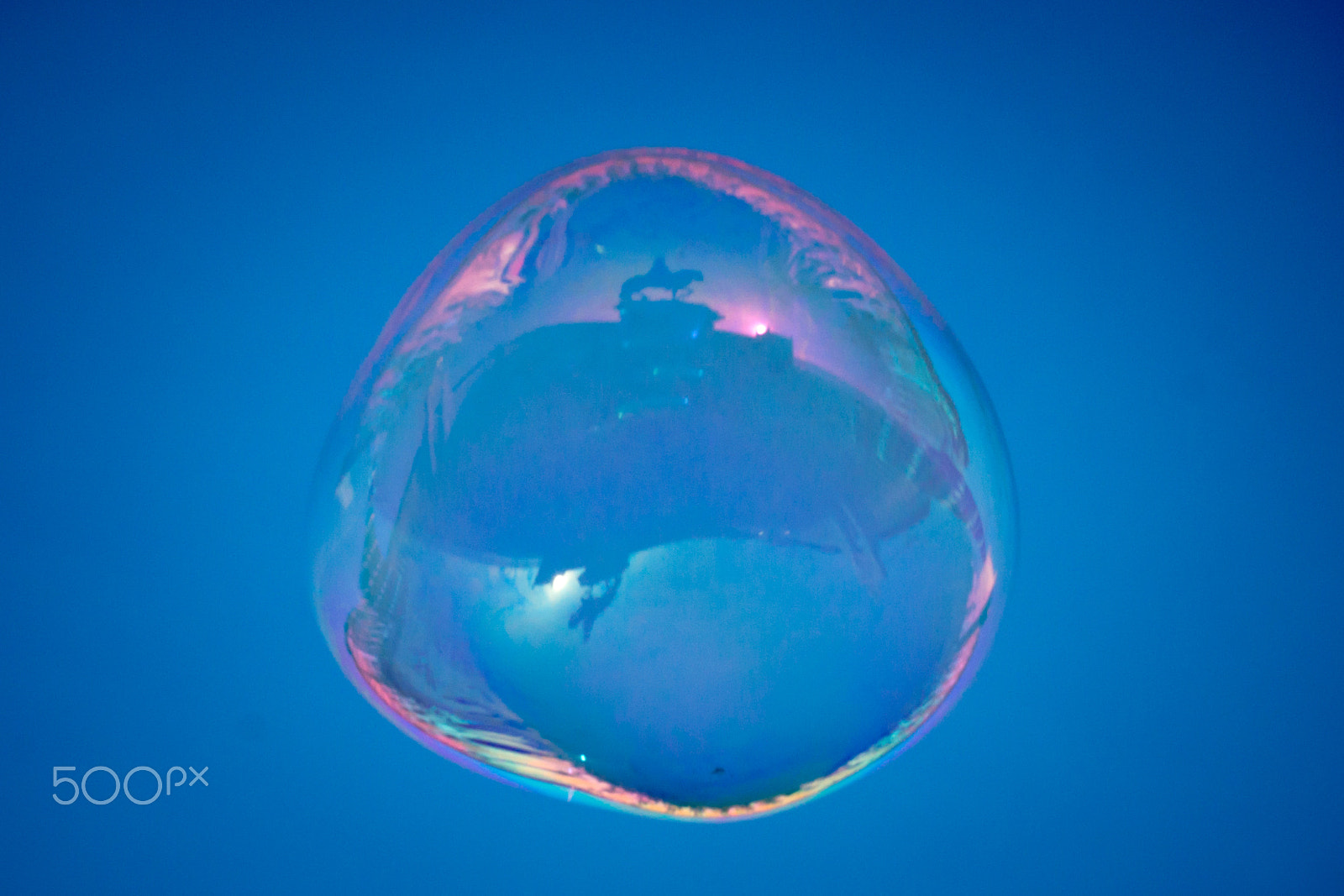 Sigma 105mm F2.8 EX DG OS HSM sample photo. Reflecting statue on soap photography